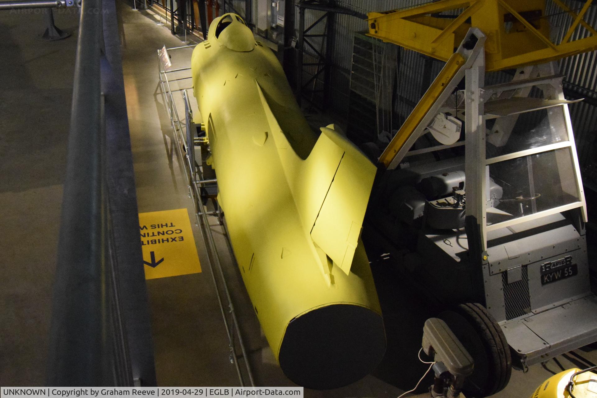 UNKNOWN, 2018 RS Helikopter VA 115 C/N 001, Supermarine Swift fuselage (7428M) on display at the Brooklands Museum.