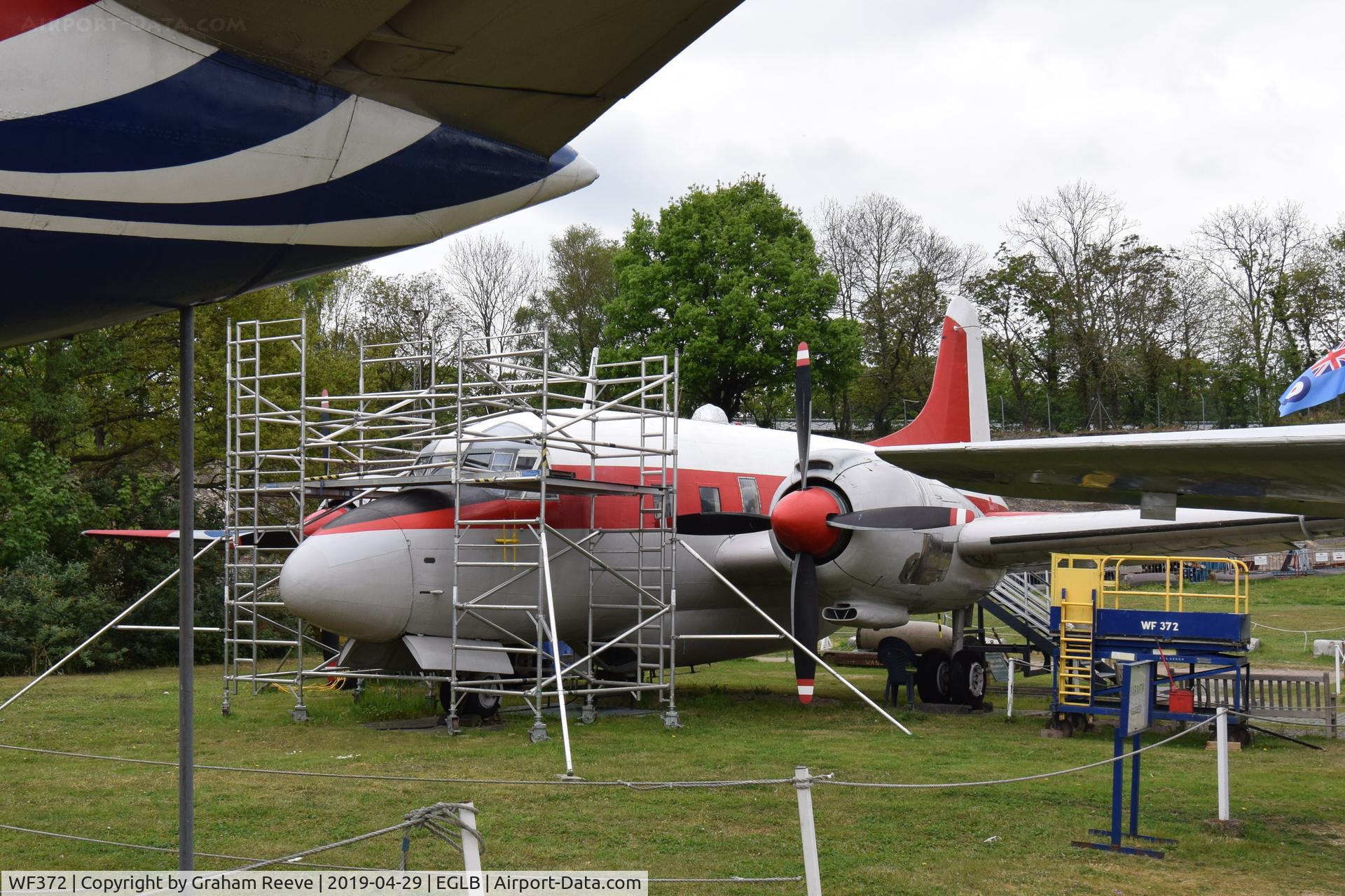 WF372, 1952 Vickers Varsity T.1 C/N 531, On display at the Brooklands Museum.