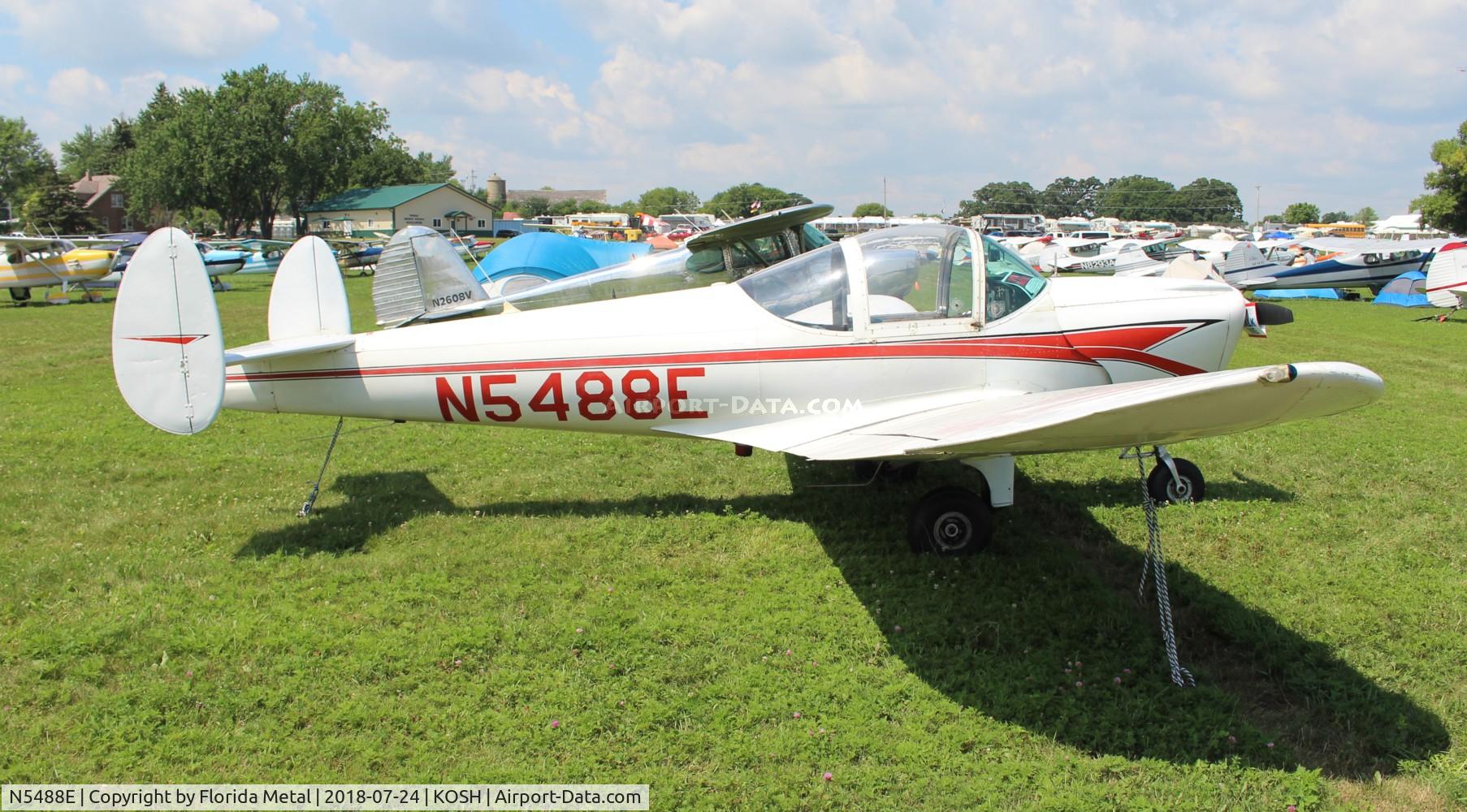 N5488E, 1965 Alon A2 Aircoupe C/N A-22, Alon A2