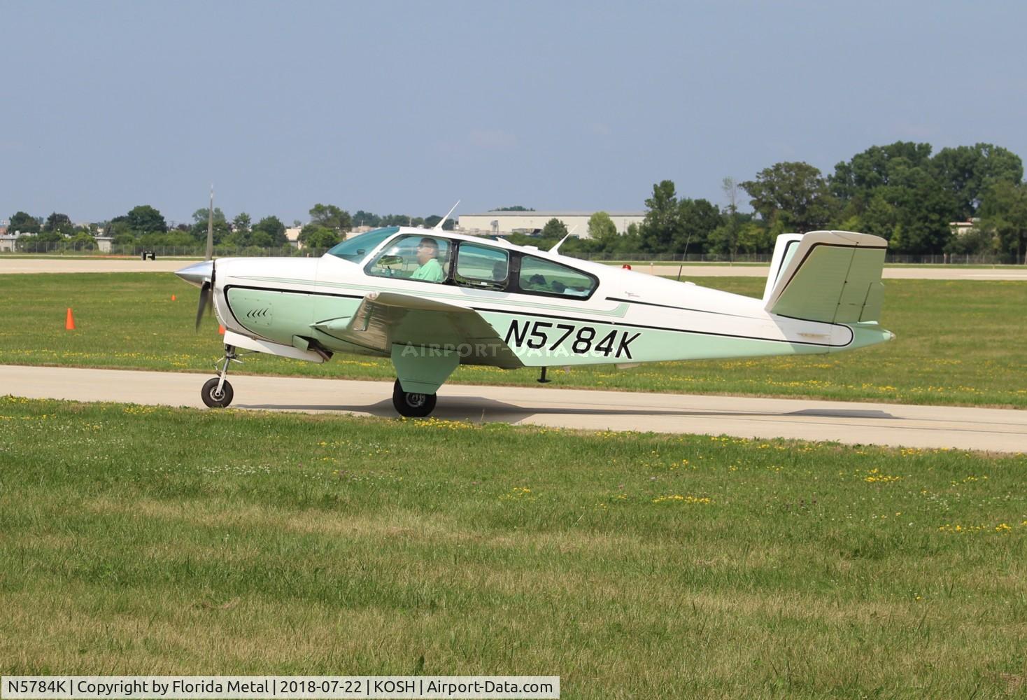 N5784K, 1964 Beech S35 Bonanza C/N D-7567, Bonanza 35