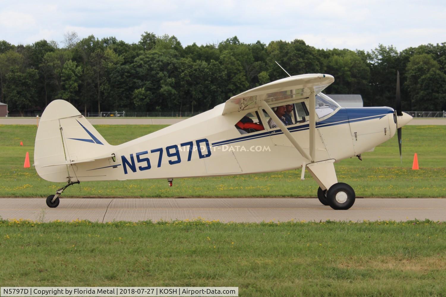 N5797D, 1956 Piper PA-22-150 Tri-Pacer C/N 22-4473, PA-22-150