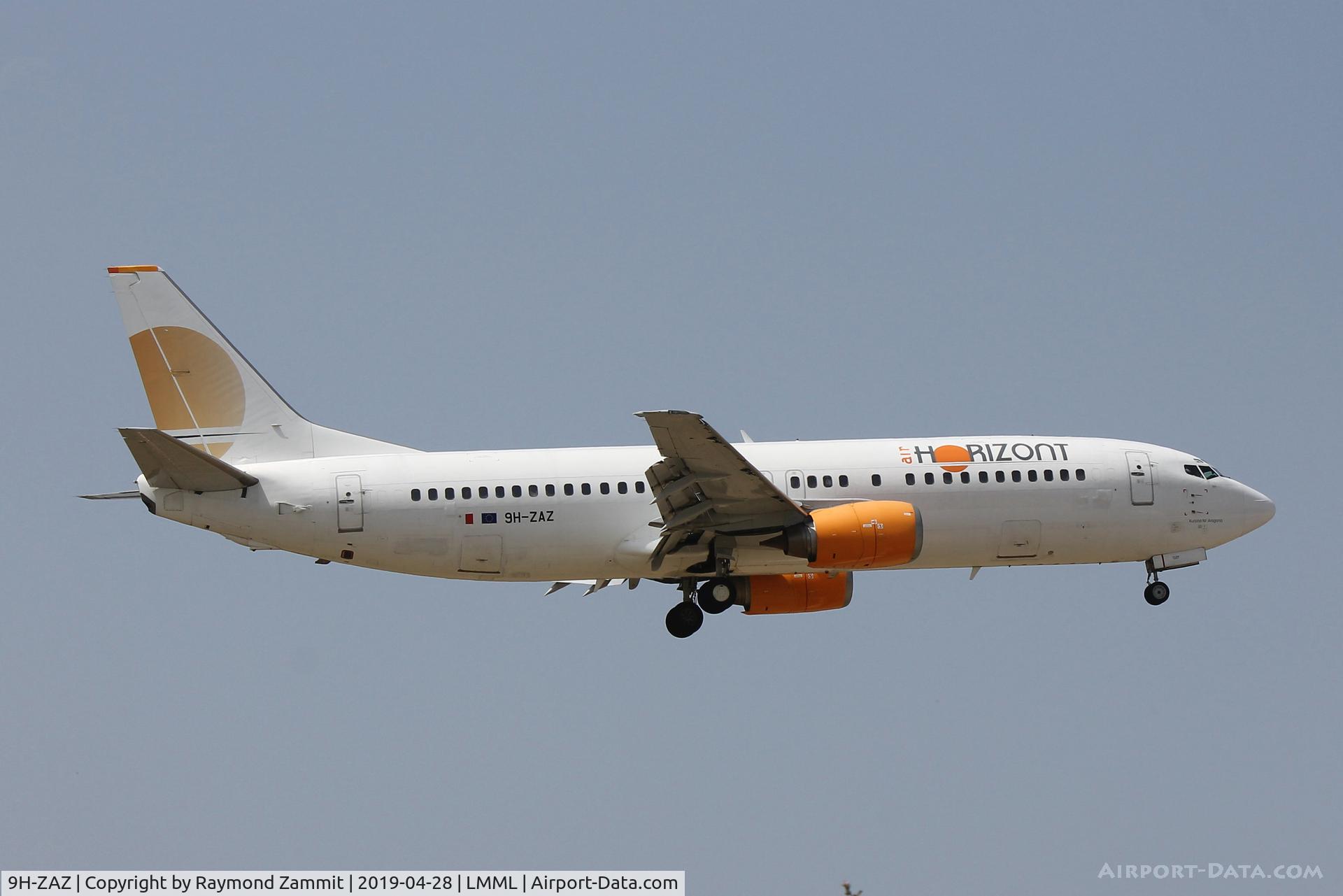 9H-ZAZ, 1991 Boeing 737-436 C/N 25349, B737-400 9H-ZAZ Air Horizont