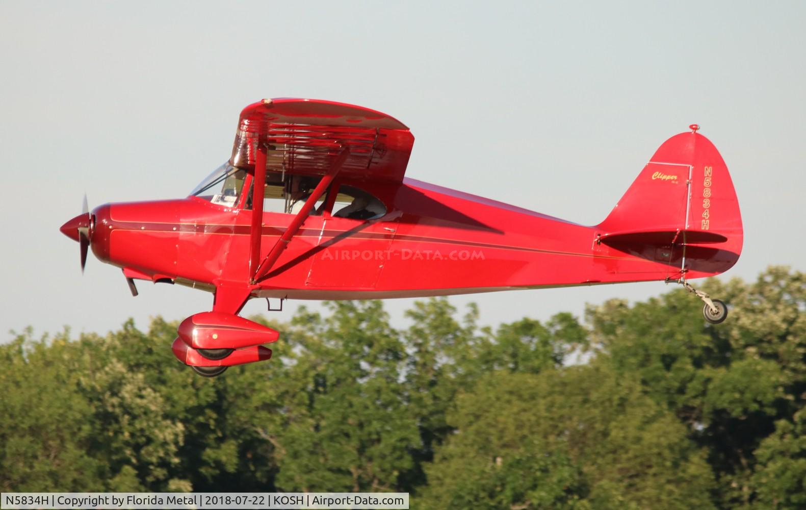 N5834H, 1949 Piper PA-16 Clipper C/N 16-453, PA-16