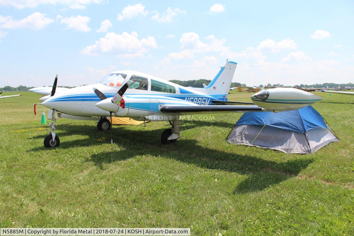 N5885M, 1969 Cessna 310P C/N 310P0185, Cessna 310P