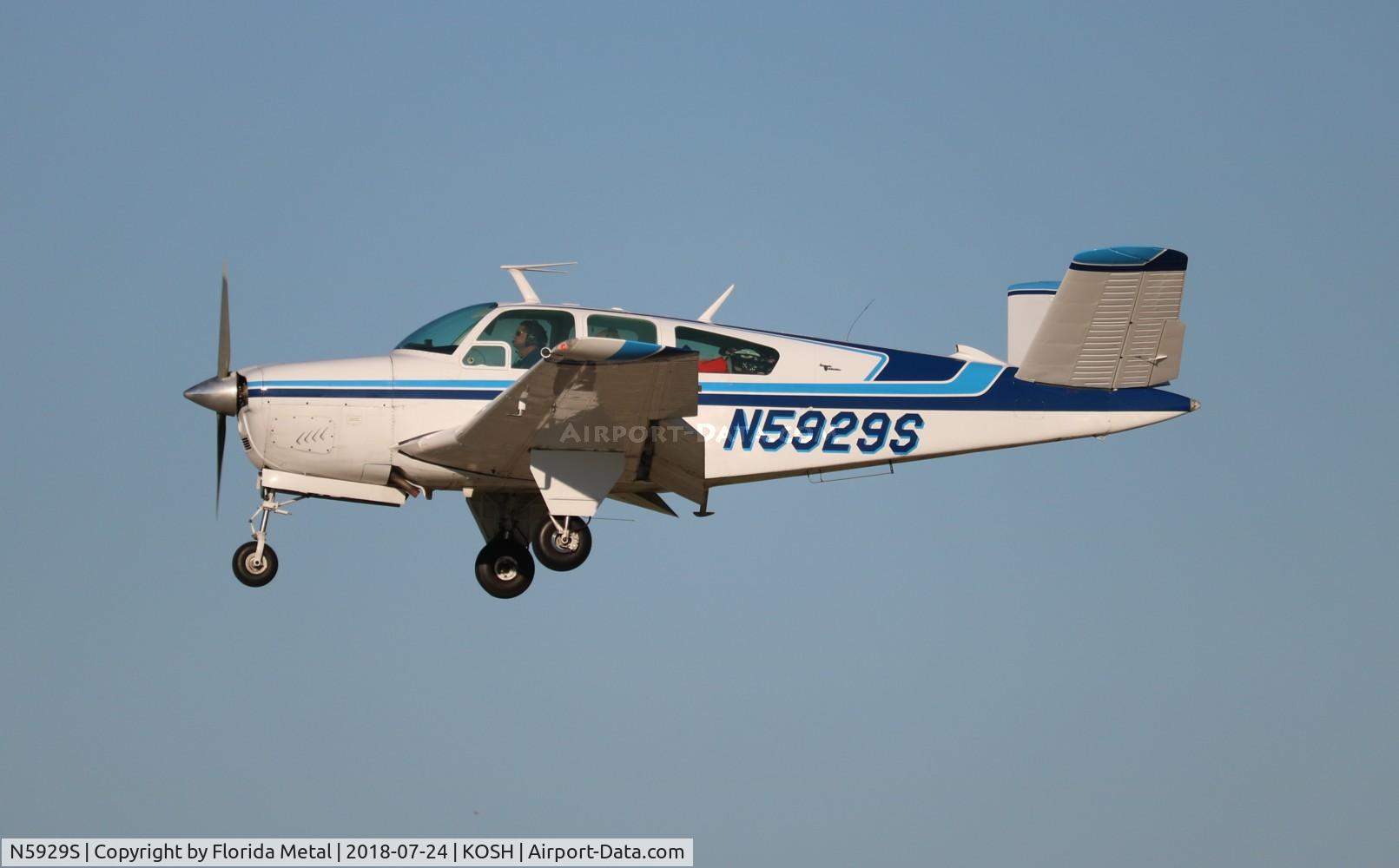 N5929S, 1966 Beech V35 Bonanza C/N D-8137, Bonanza 35