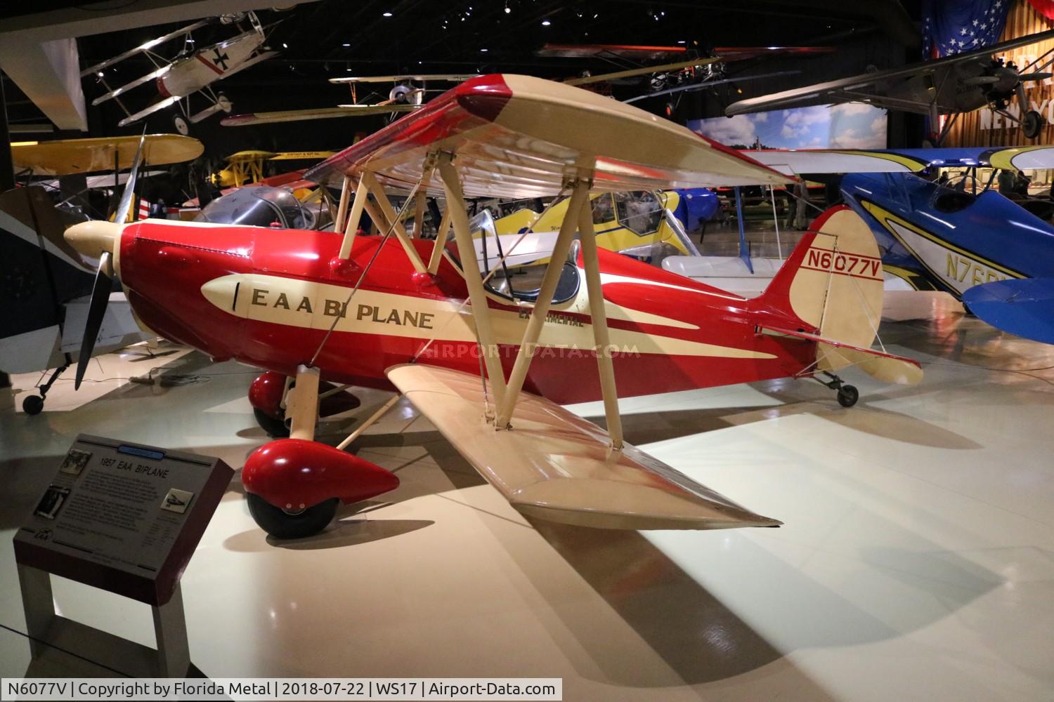 N6077V, 1960 Experimental Aircraft Association A-1 Bi-Plane C/N A1, EAA A-1 Biplane