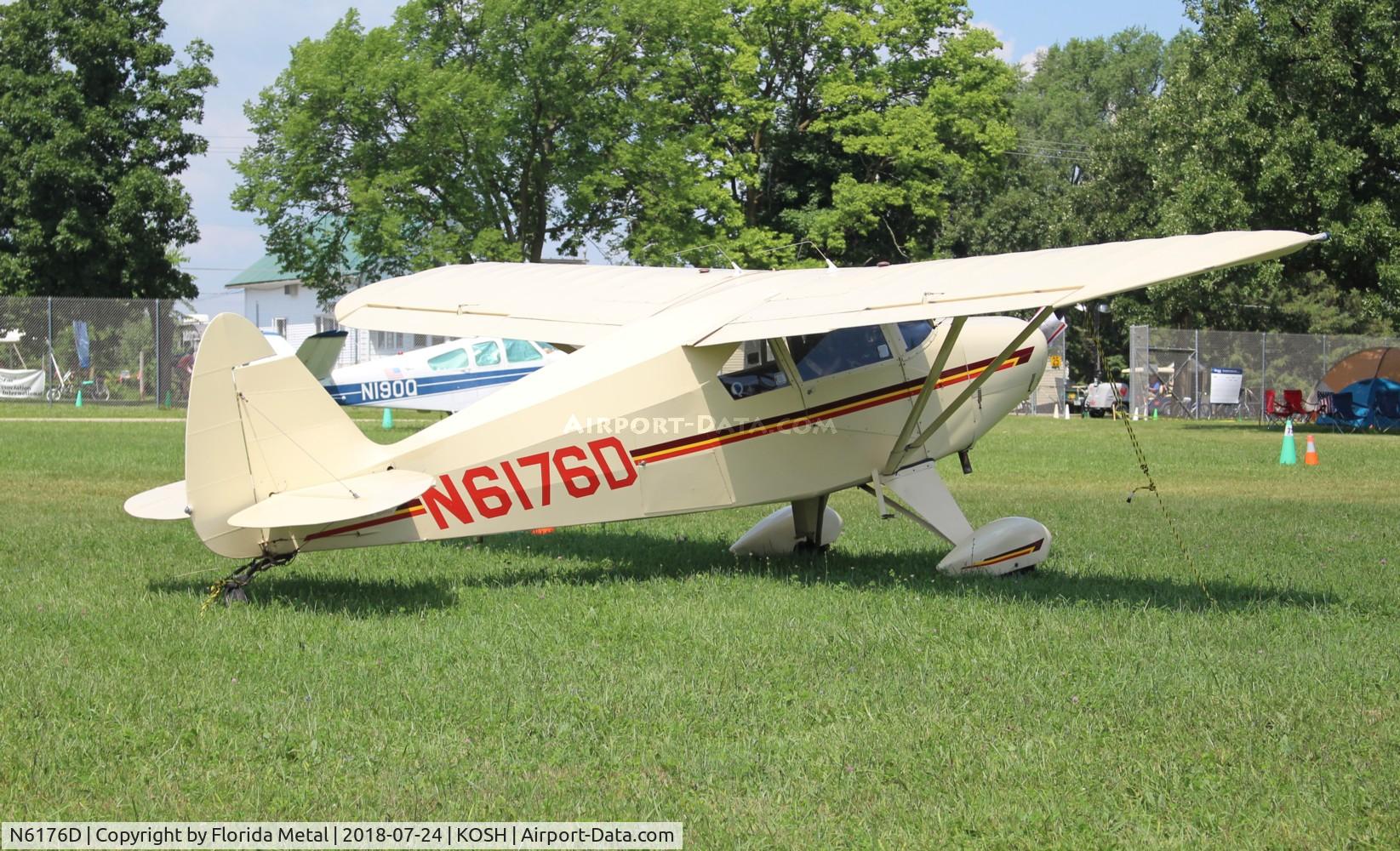N6176D, 1957 Piper PA-22-150 C/N 22-4823, PA-22-150