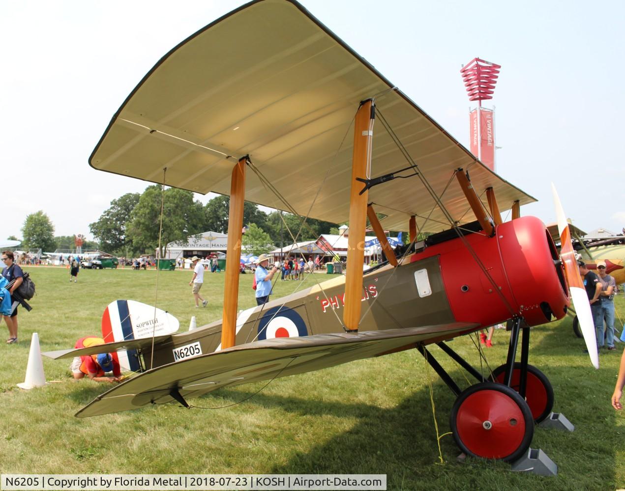 N6205, 1991 Sopwith Pup C/N 5459, Sopwith Pup