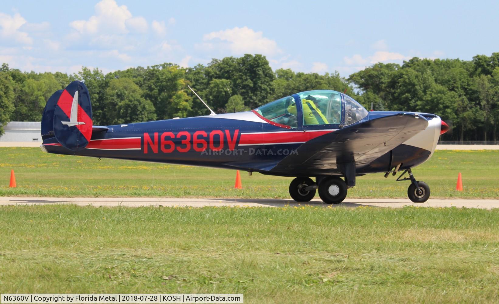 N6360V, 1965 Alon A2 Aircoupe C/N A-36, Alon A2