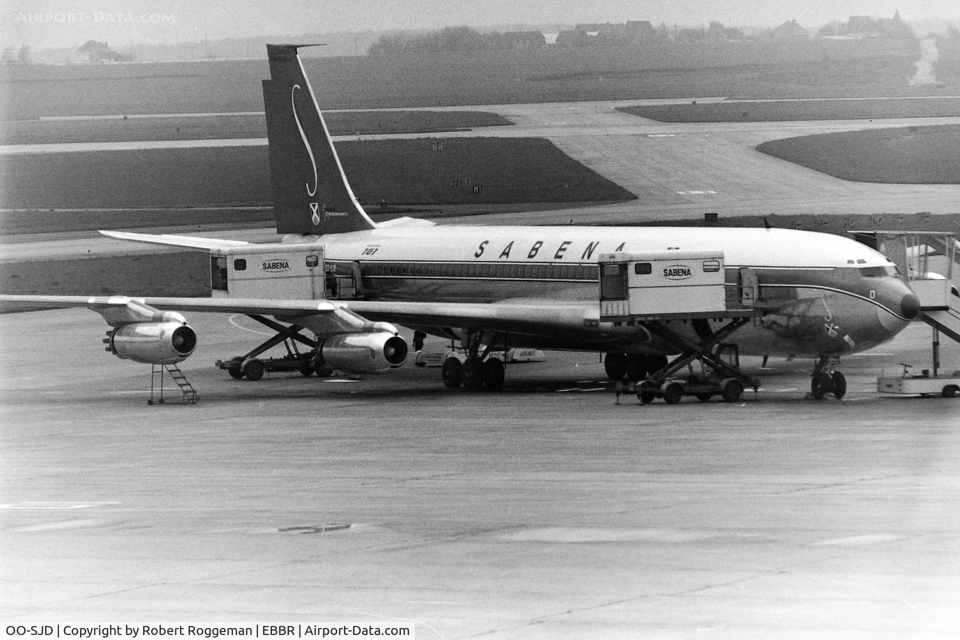 OO-SJD, 1960 Boeing 707-329 C/N 17626, 1960's.SABENA.