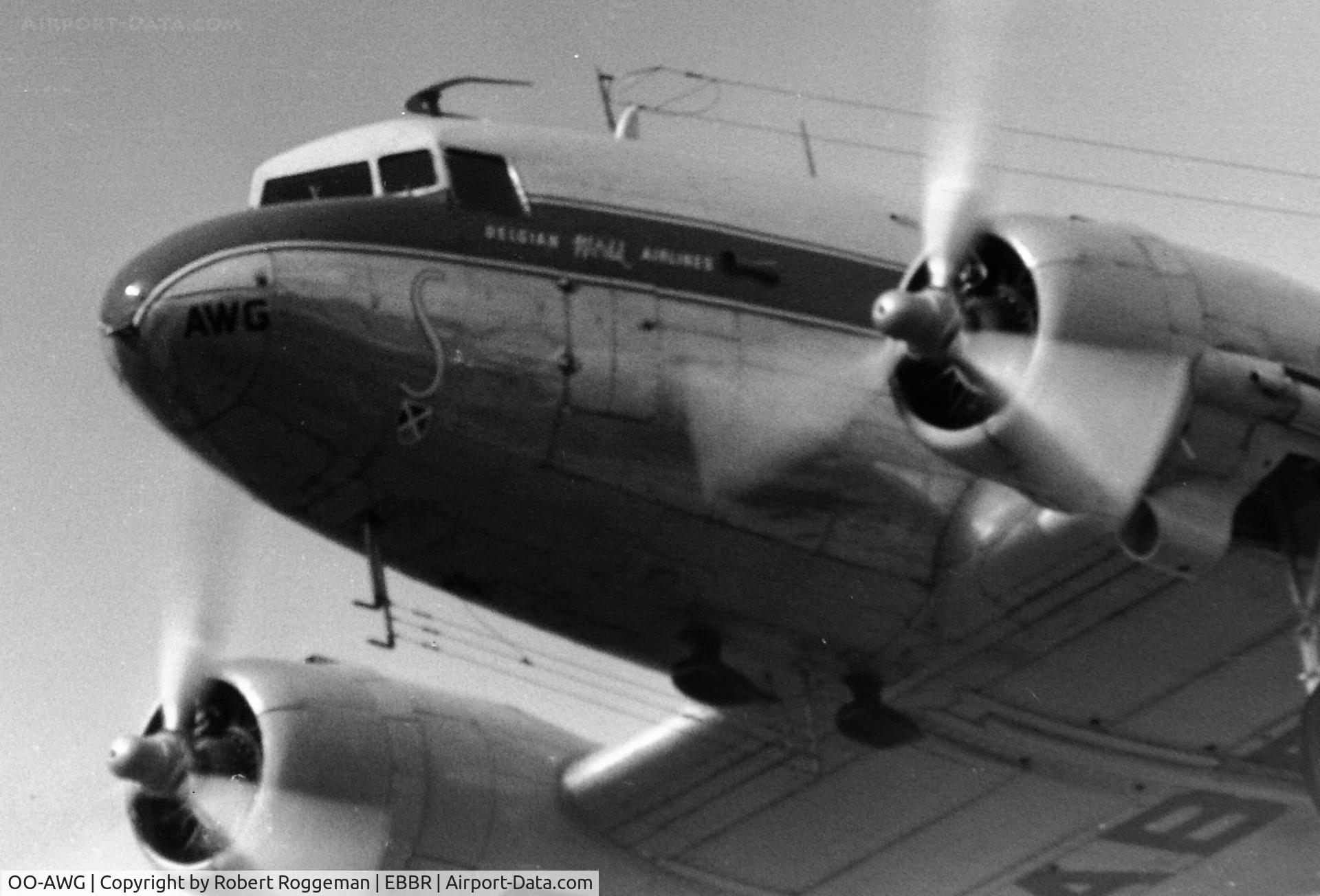 OO-AWG, 1942 Douglas C-47A Skytrain C/N 43091, 1960's.SABENA.