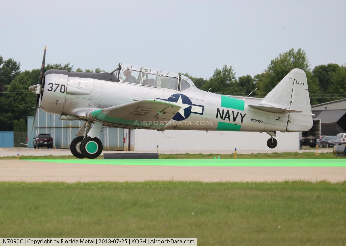 N7090C, North American SNJ-4 Texan C/N 88-13370, SNJ-4