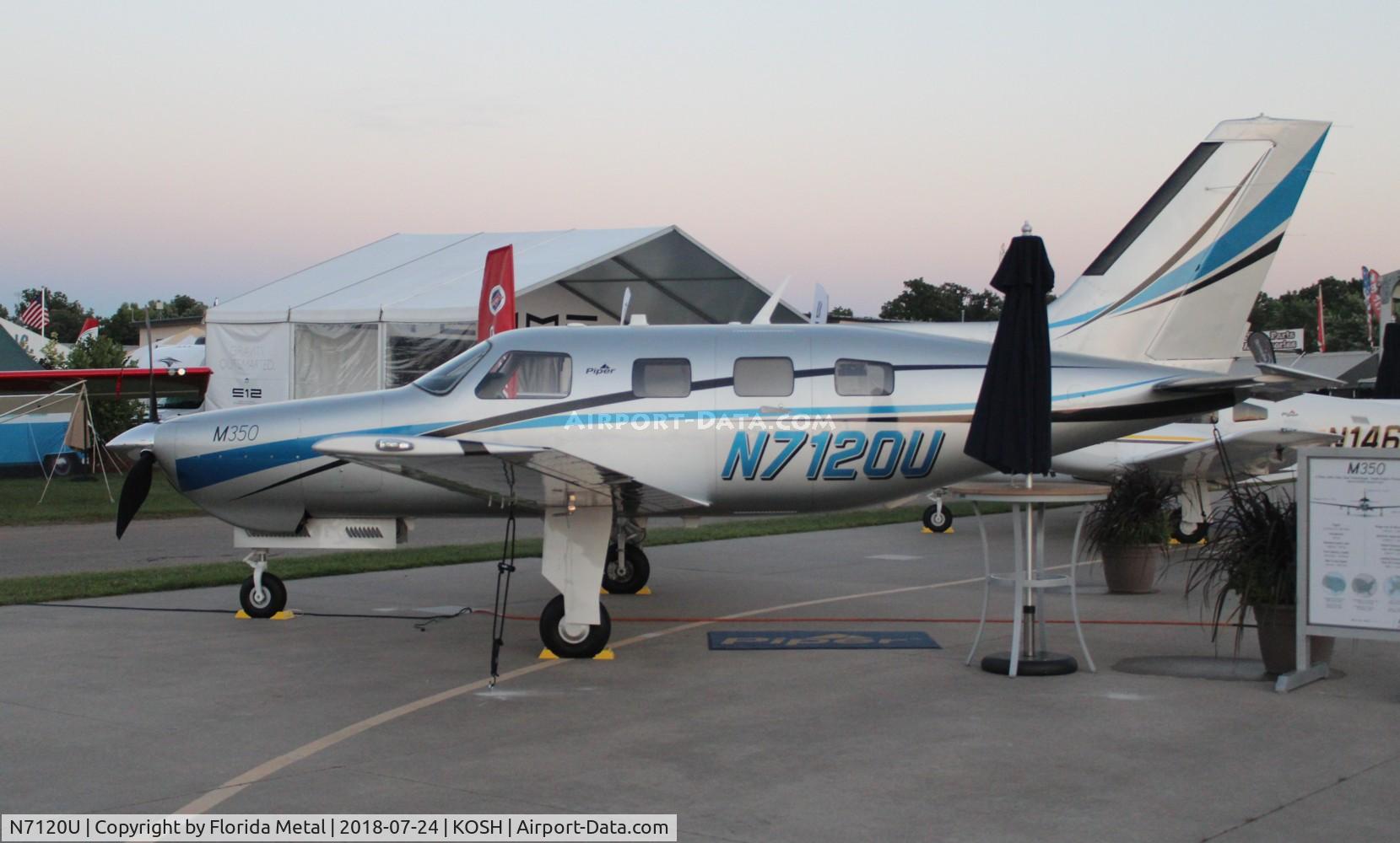 N7120U, 2018 Piper PA-46-350P Malibu Mirage C/N 4636725, PA-46-350 M350