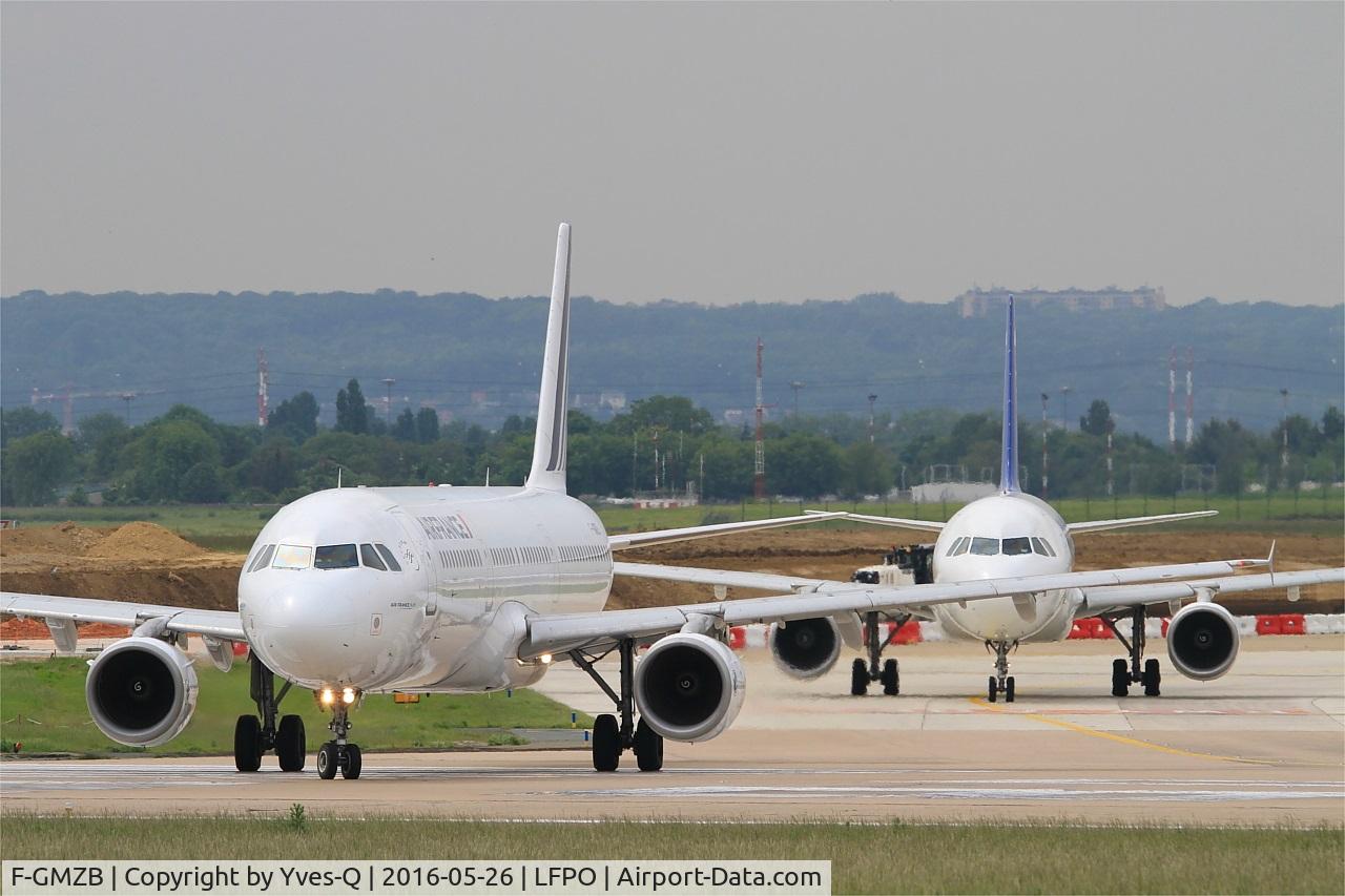 F-GMZB, 1994 Airbus A321-111 C/N 509, Airbus A321-111, Lining up rwy 08, Paris-Orly airport (LFPO-ORY)