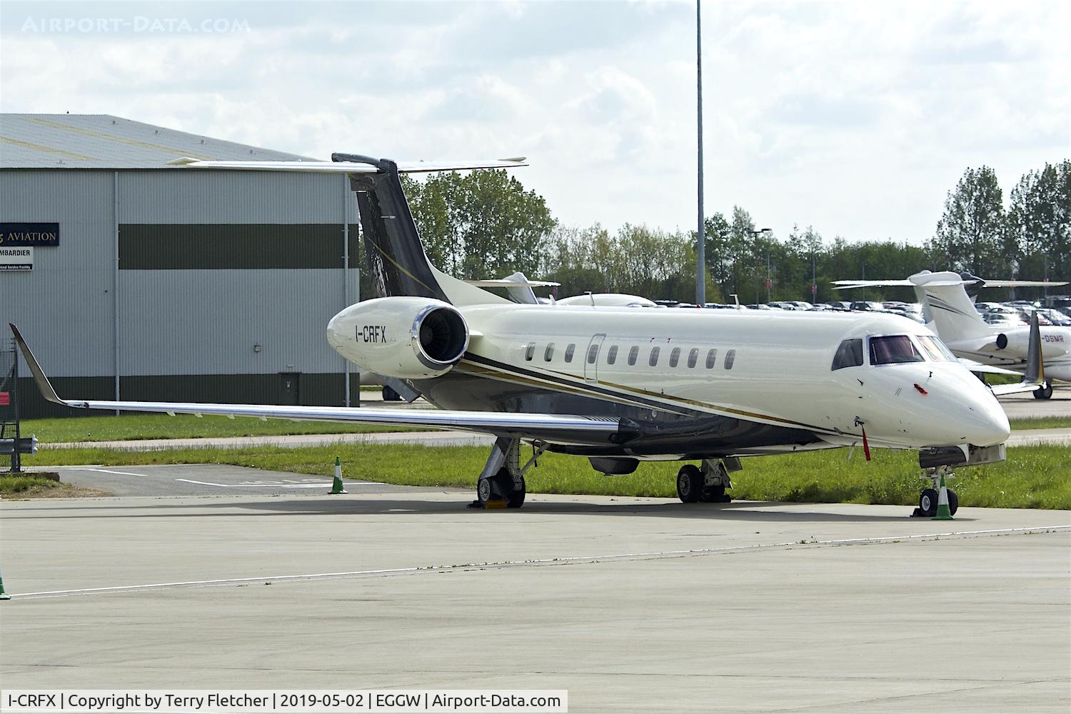 I-CRFX, 2004 Embraer EMB-135BJ Legacy C/N 145780, At Luton