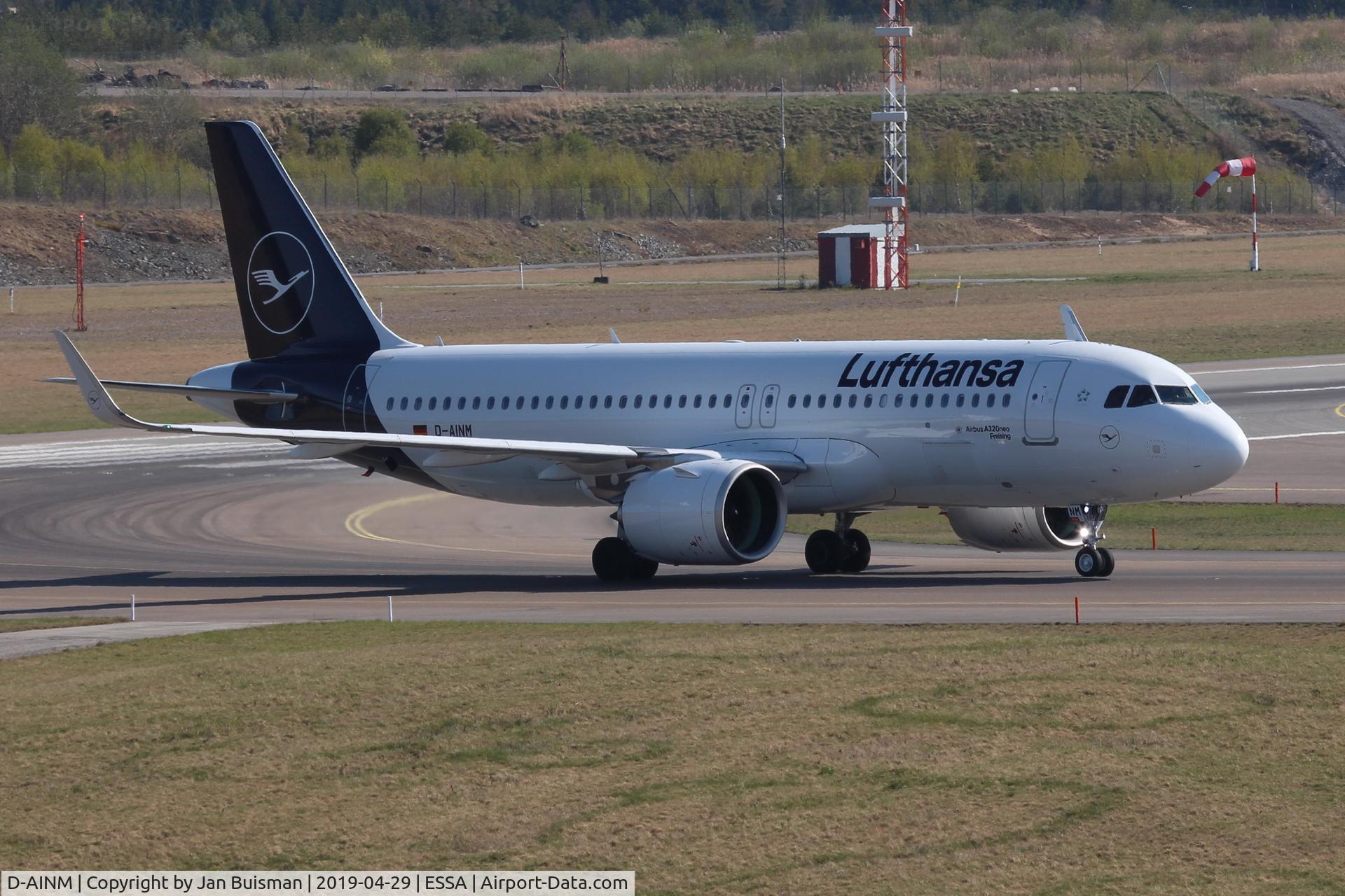 D-AINM, 2018 Airbus A320-271NEO C/N 8456, Lufthansa
