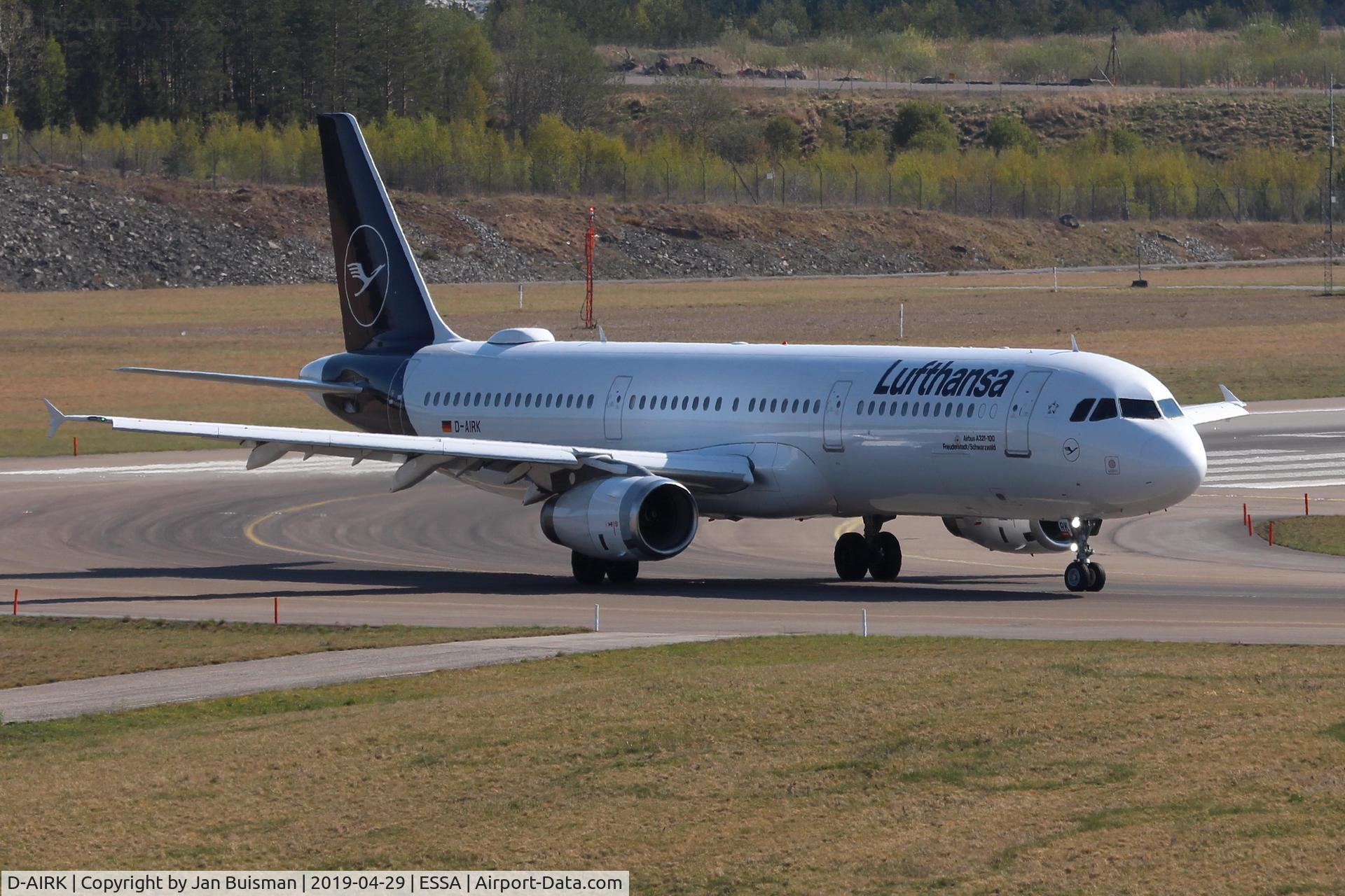 D-AIRK, 1994 Airbus A321-131 C/N 0502, Lufthansa
