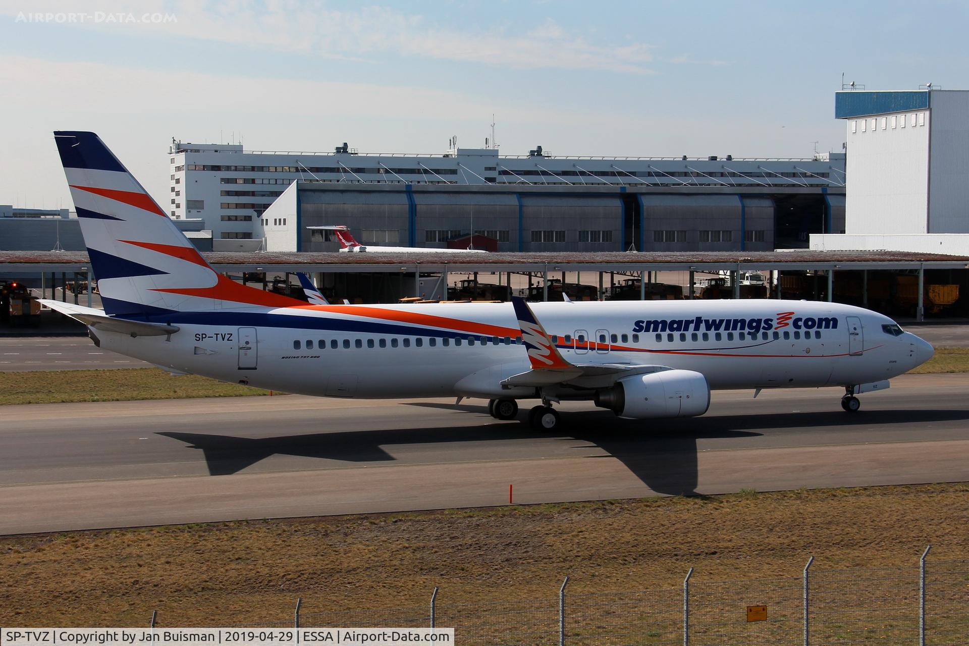 SP-TVZ, 2007 Boeing 737-8BK C/N 29643, Smart Wings