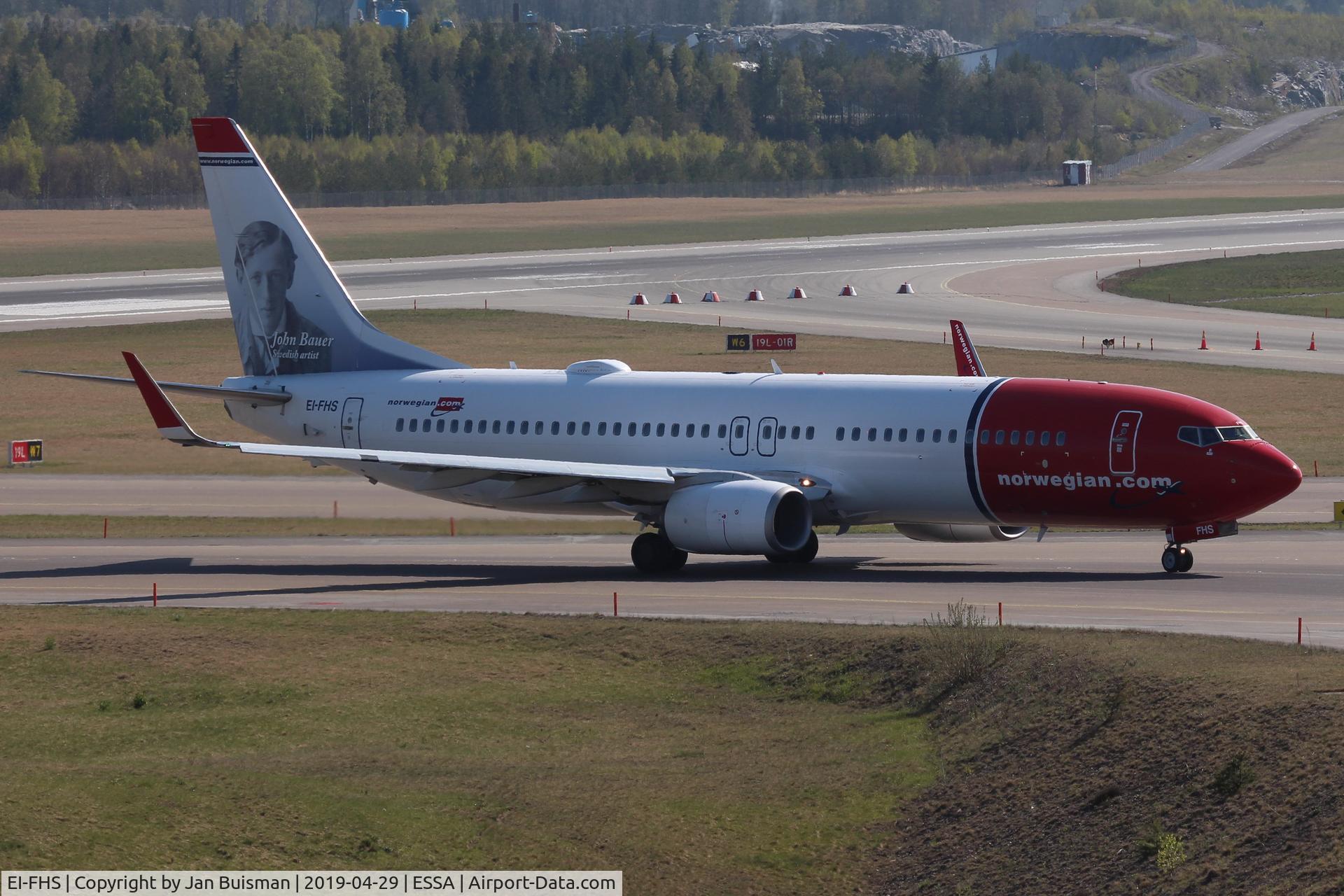 EI-FHS, 2013 Boeing 737-8JP C/N 39021, Norwegian