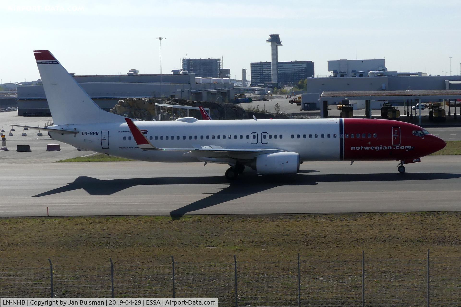 LN-NHB, 2014 Boeing 737-8JP C/N 41134, Norwegian