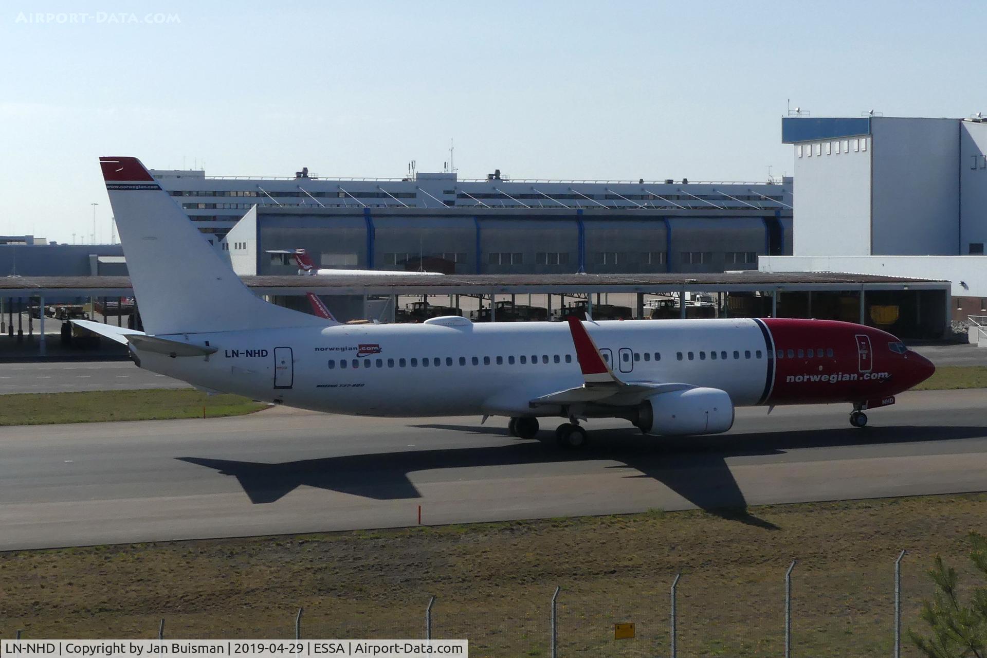 LN-NHD, 2015 Boeing 737-8JP C/N 41131, Norwegian