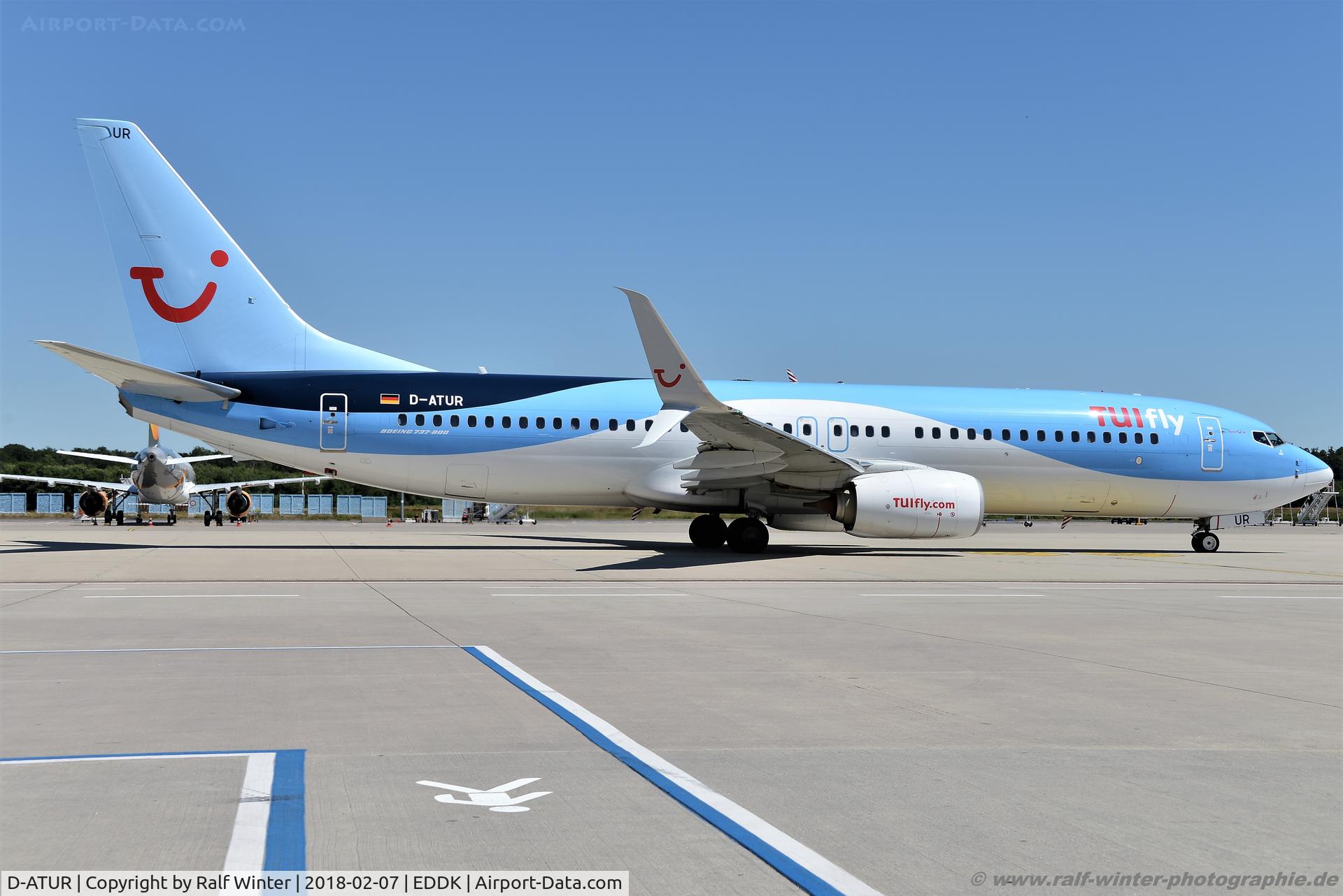 D-ATUR, 2015 Boeing 737-8K5 C/N 41664, Boeing 737-8K5(W) - X3 TUI TUIfly - 41664 - D-ATUR - 07.02.2018 - CGN