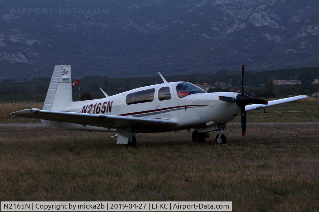 N2165N, 1999 Mooney M20S Eagle C/N 30-0007, Parked