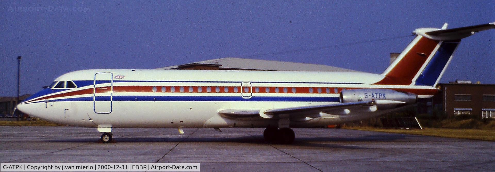G-ATPK, 1966 BAC 111-301AG One-Eleven C/N BAC.034, Brussels, Belgium'80s
