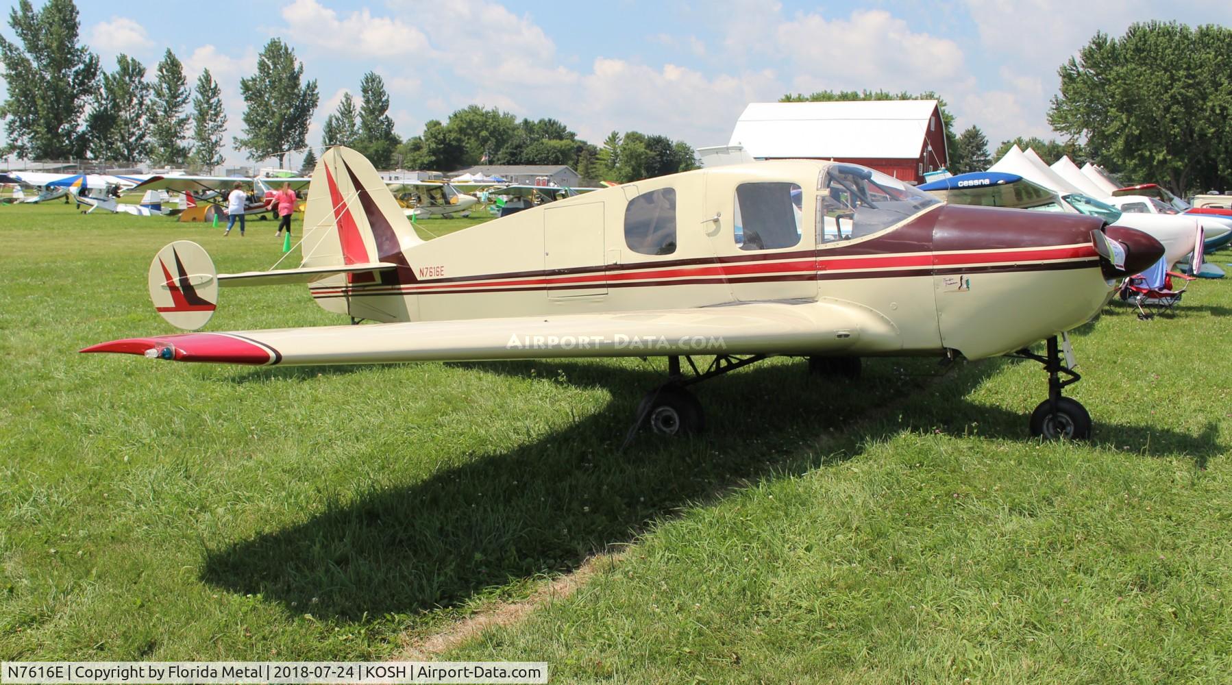 N7616E, 1959 Downer Bellanca 14-19-3 C/N 4118, Bellanca 14-19-3