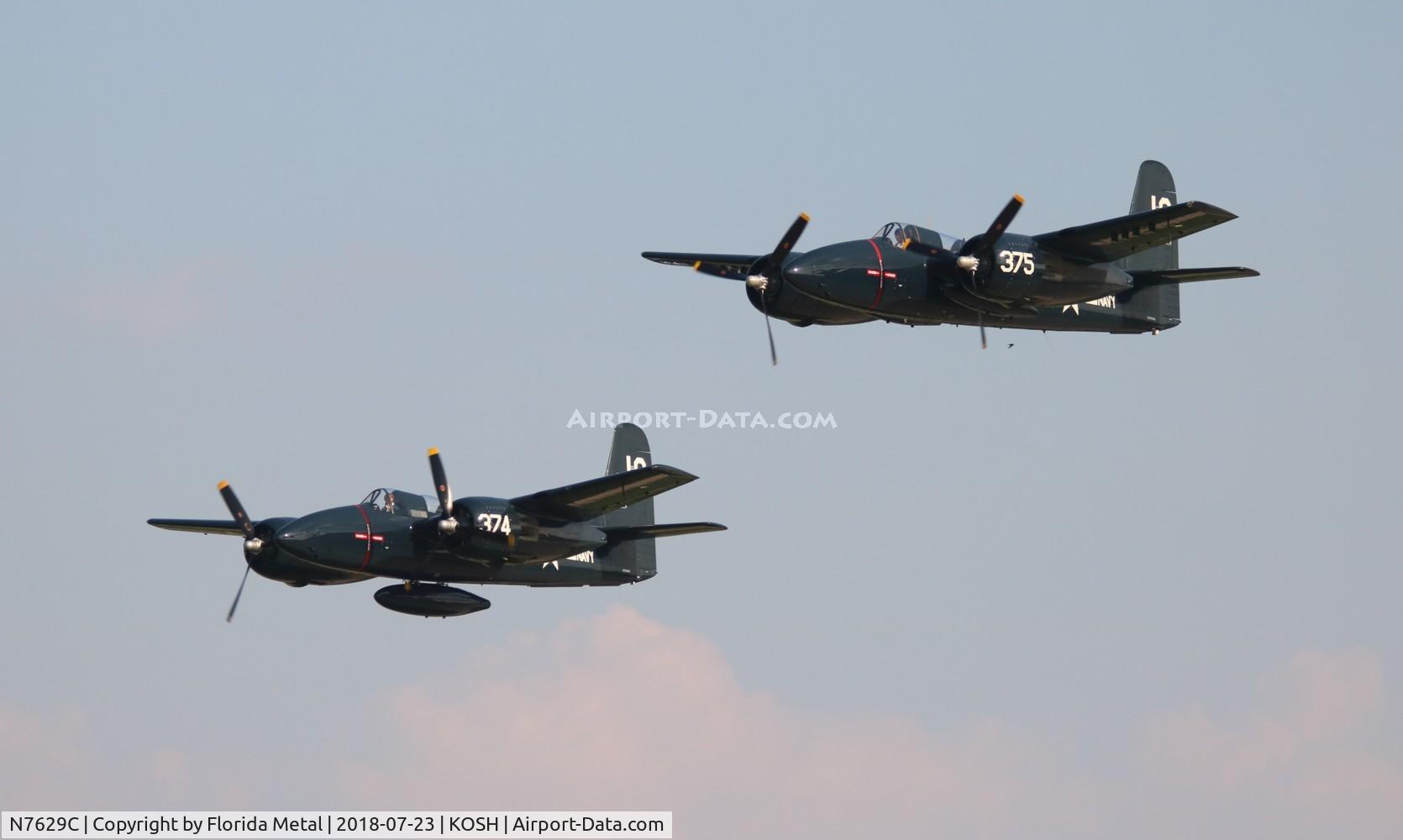 N7629C, 1944 Grumman F7F-3 Tigercat C/N C.116, Tiger Cats