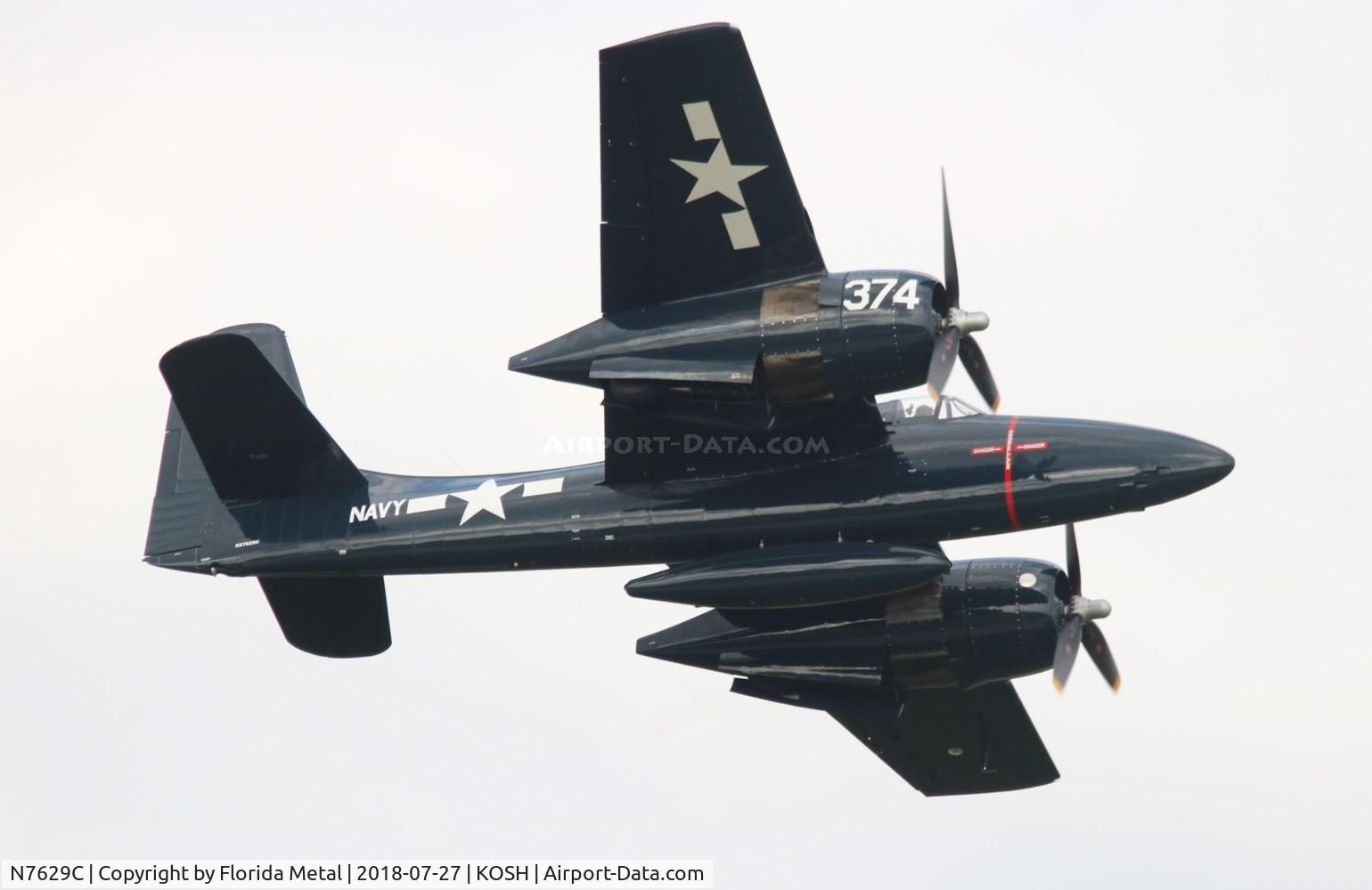 N7629C, 1944 Grumman F7F-3 Tigercat C/N C.116, F7F Tigercat