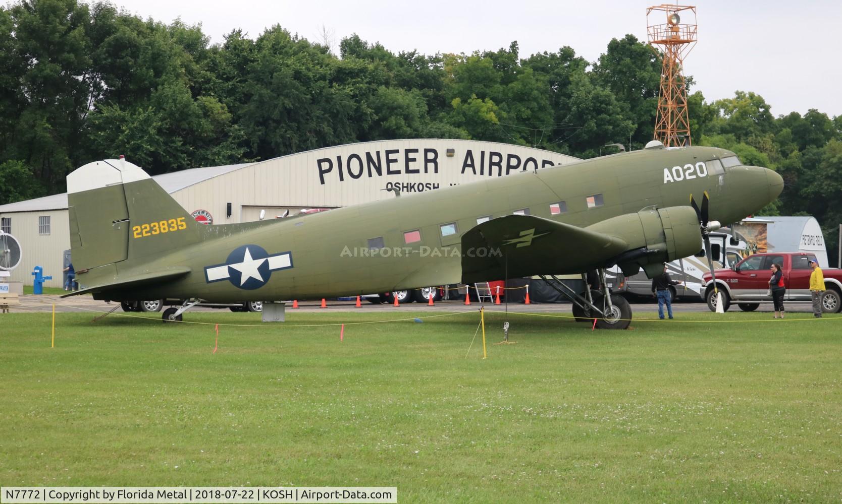 N7772, 1943 Douglas C-49K (DC-3-455) C/N 6338, C-49K