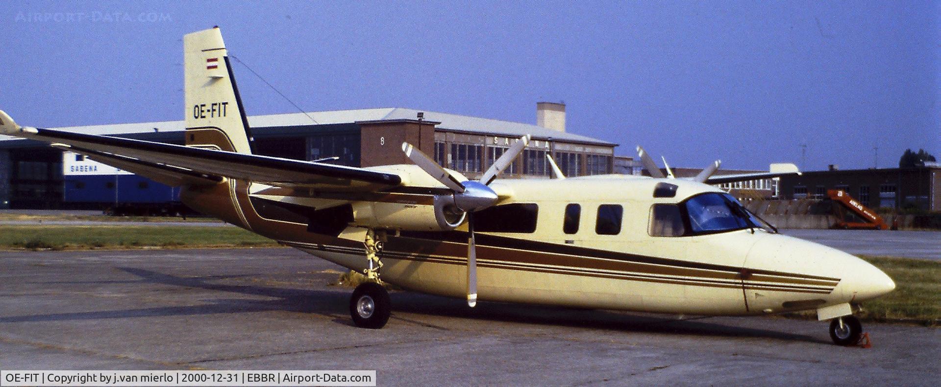 OE-FIT, 1981 Gulfstream American 690C C/N 690C-11672, Brussels G.A.T. '80s