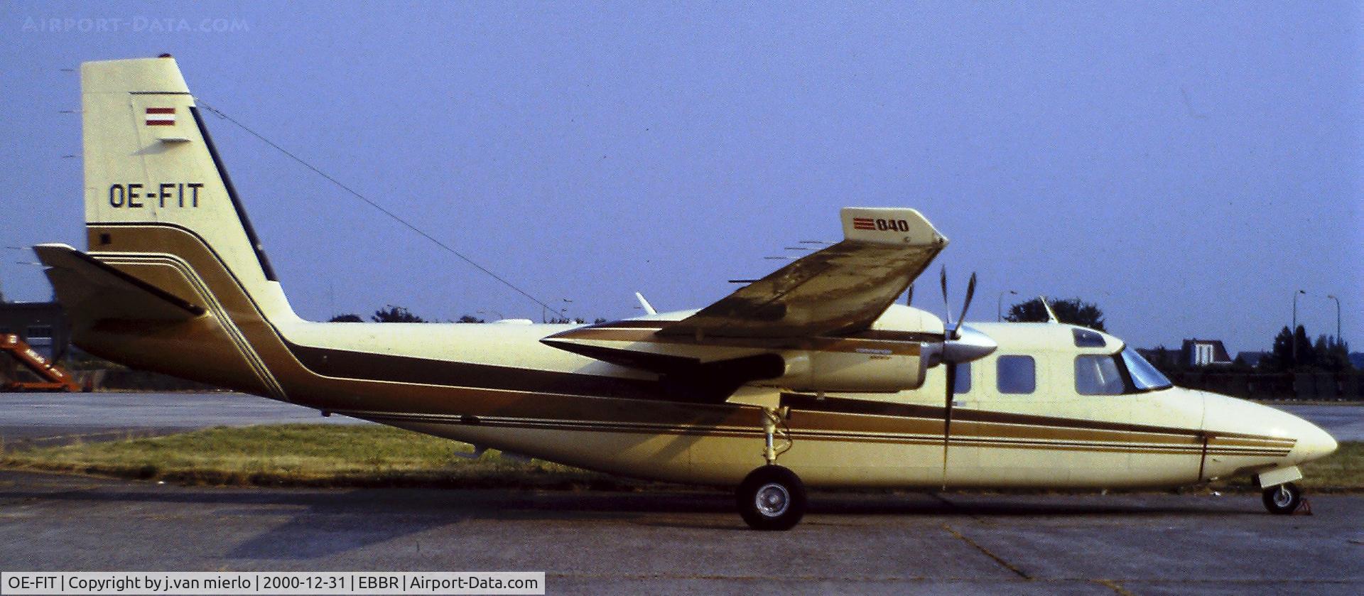 OE-FIT, 1981 Gulfstream American 690C C/N 690C-11672, Brussels G.A.T. '80s