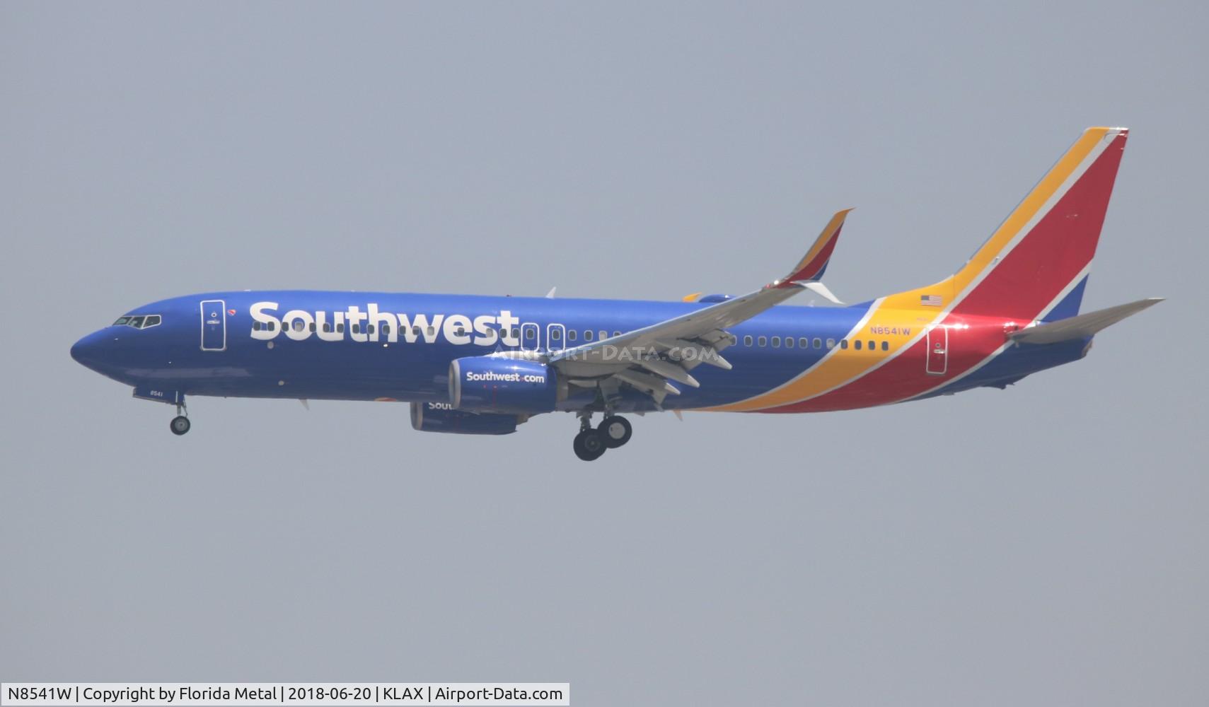 N8541W, 2017 Boeing 737-8H4 C/N 63599, Southwest 737-8H4