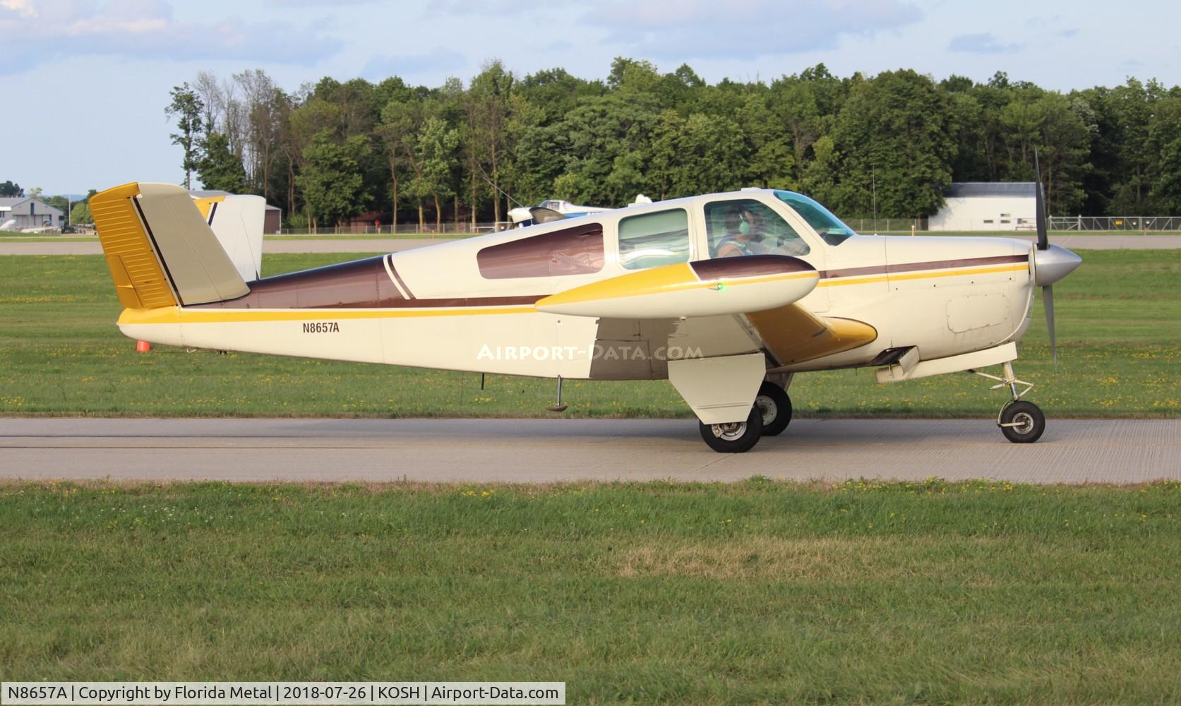 N8657A, 1949 Beech A35 Bonanza C/N D-2067, Bonanza 35