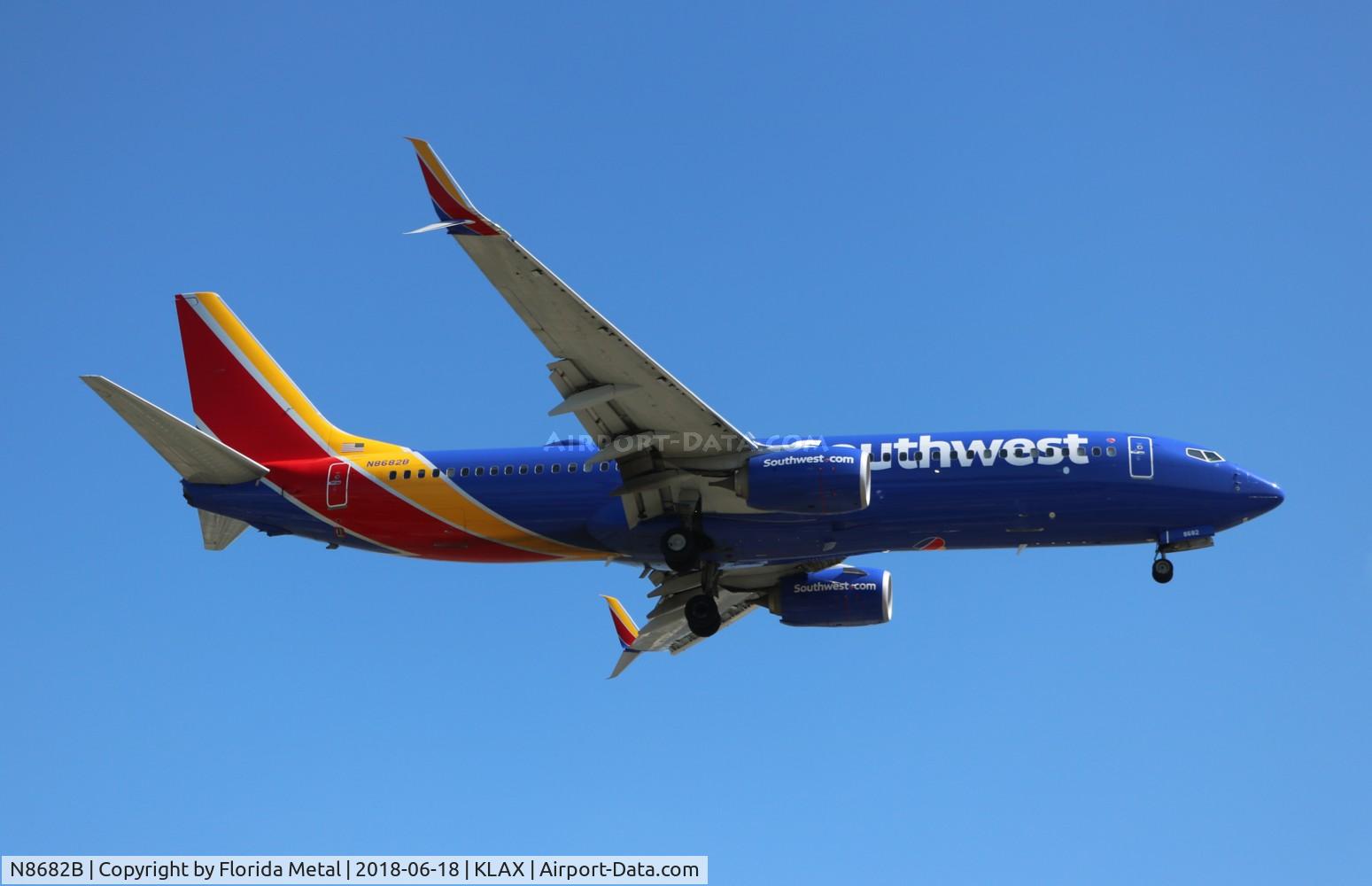 N8682B, 2016 Boeing 737-8H4 C/N 36651, Southwest 737-8H4