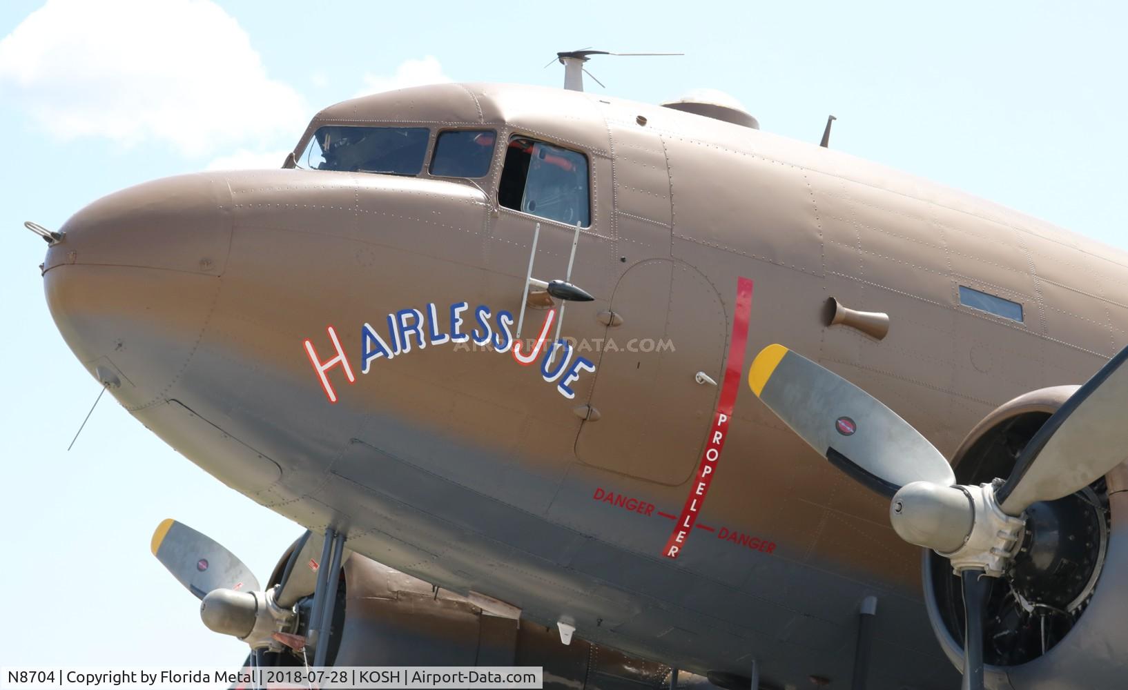 N8704, 1944 Douglas DC3C-S4C4G (TC-47B-30-DK) C/N 33048, Hairless Joe