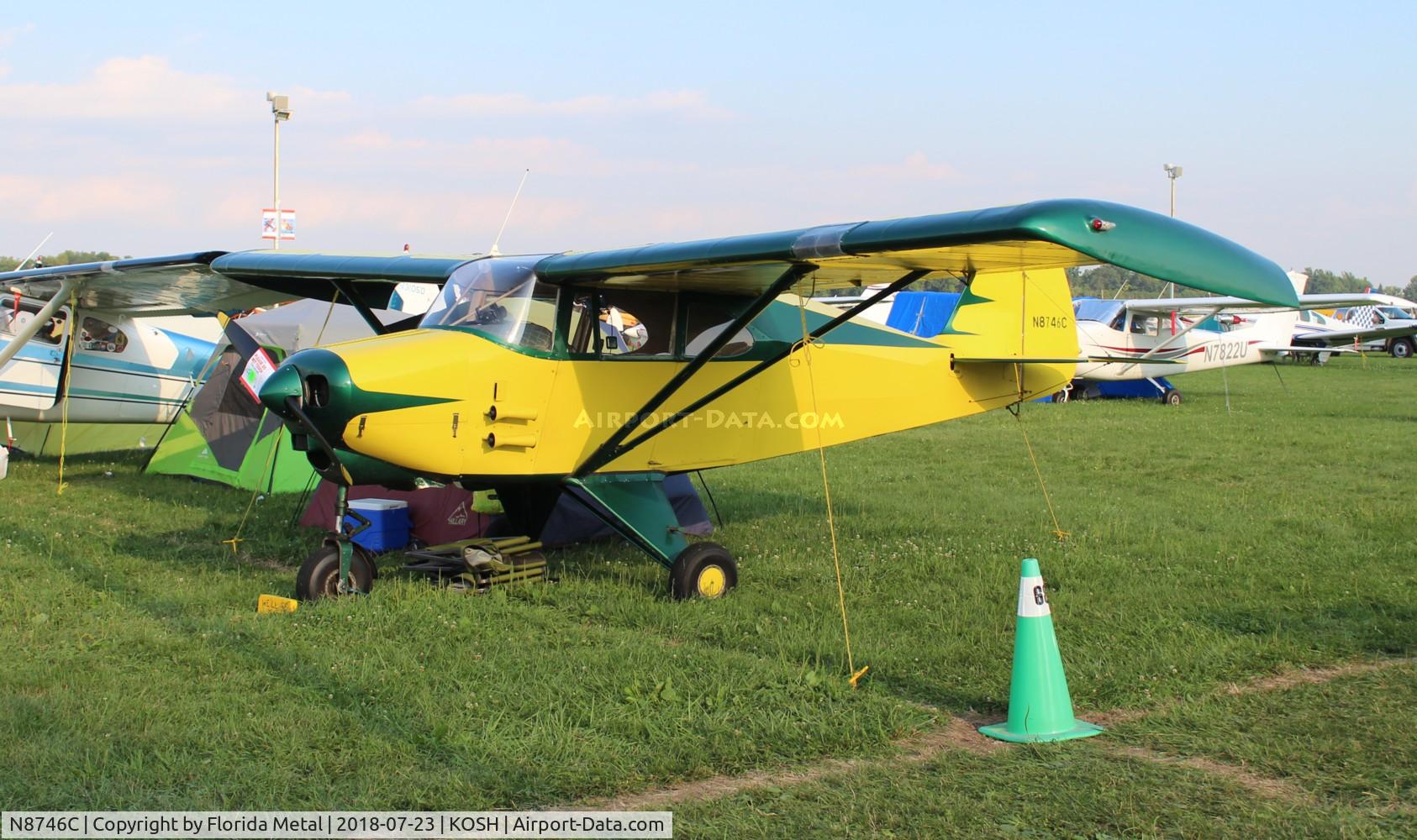 N8746C, 1953 Piper PA-22-135 Tri-Pacer C/N 22-1398, PA-22