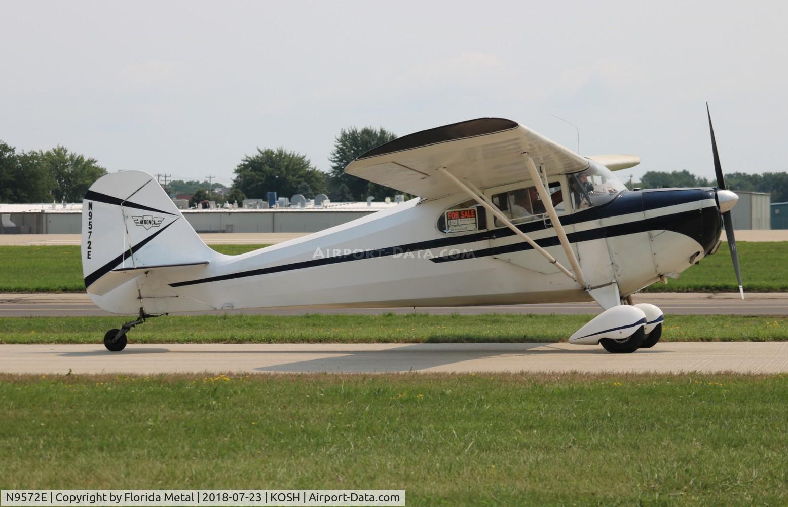 N9572E, 1946 Aeronca 11AC Chief C/N 11AC-1209, Aeronca 11AC