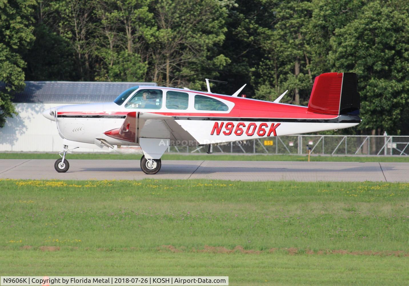 N9606K, 1962 Beech P35 Bonanza C/N D-6947, Bonanza 35