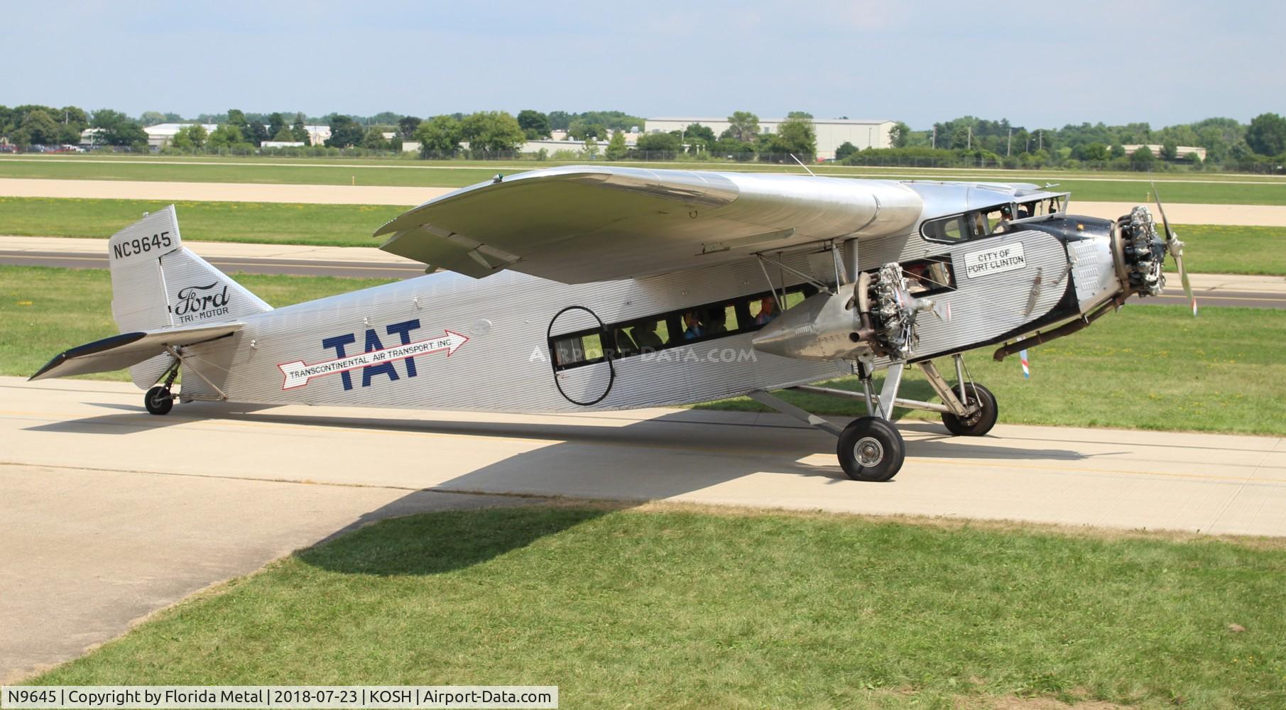 N9645, 1928 Ford 5-AT-B Tri-Motor C/N 8, Ford Trimotor
