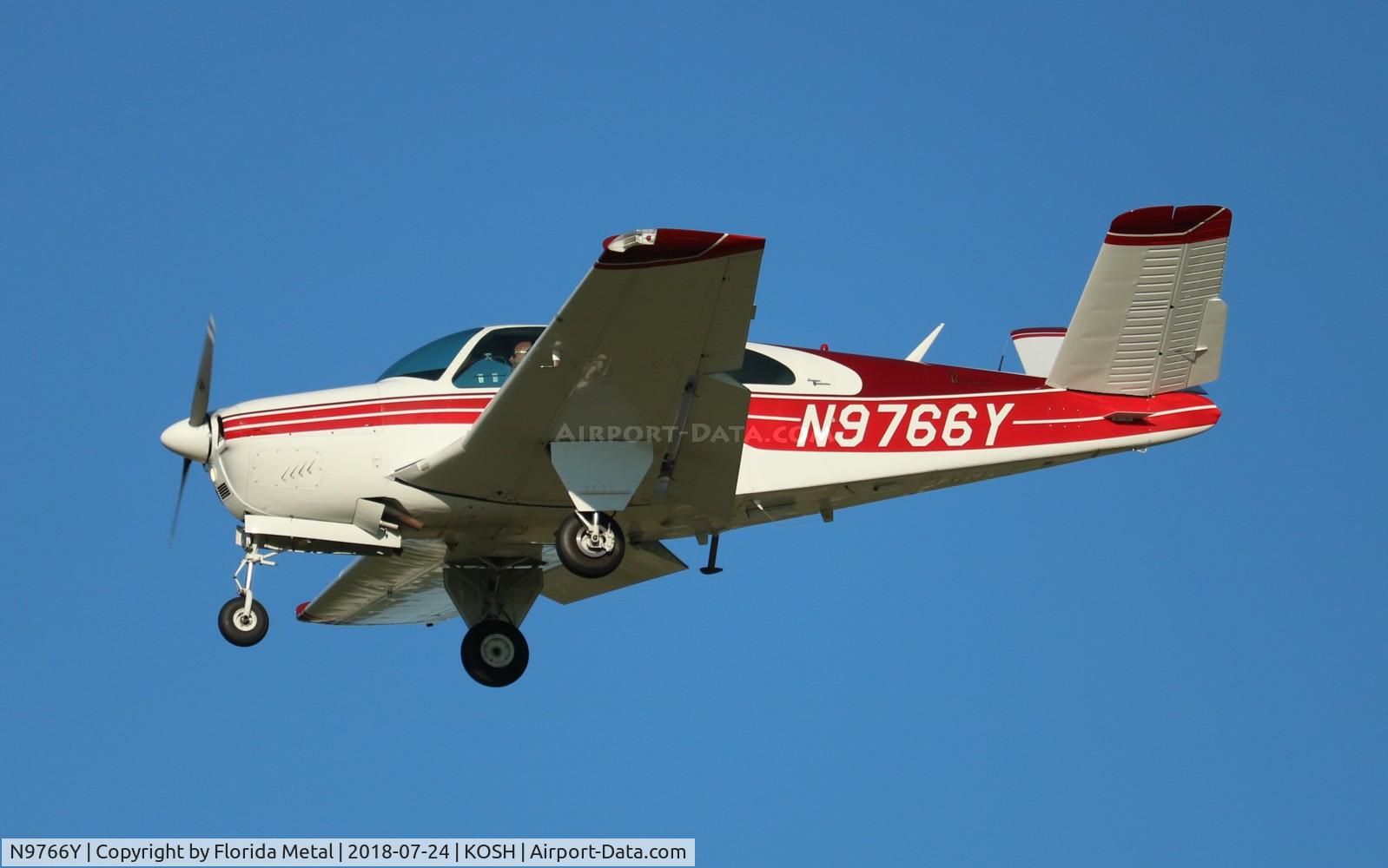N9766Y, 1963 Beech P35 Bonanza C/N D-7152, Bonanza 35