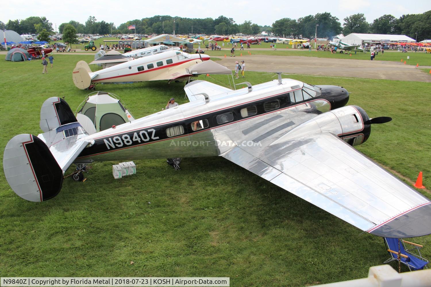 N9840Z, 1952 Beech C-45H Expeditor C/N AF-886, Beech C-45H