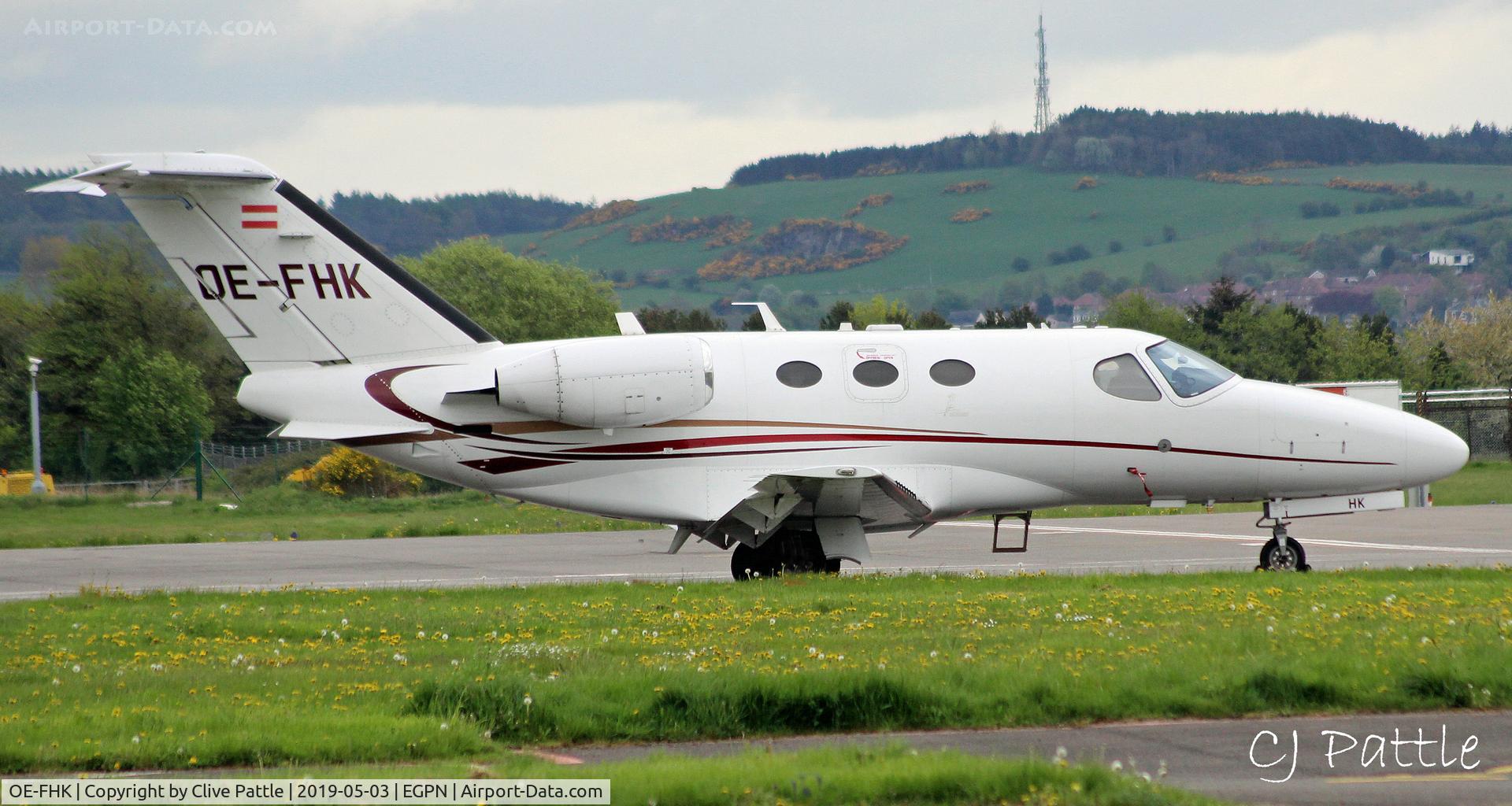 OE-FHK, 2010 Cessna 510 Citation Mustang Citation Mustang C/N 510-0315, Parked @ Dundee