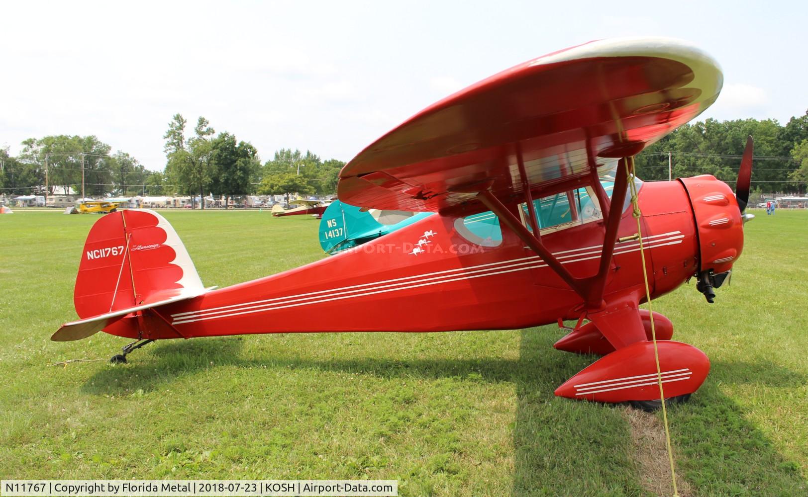 N11767, 1935 Monocoupe 90A C/N A696, Monocoupe 90A