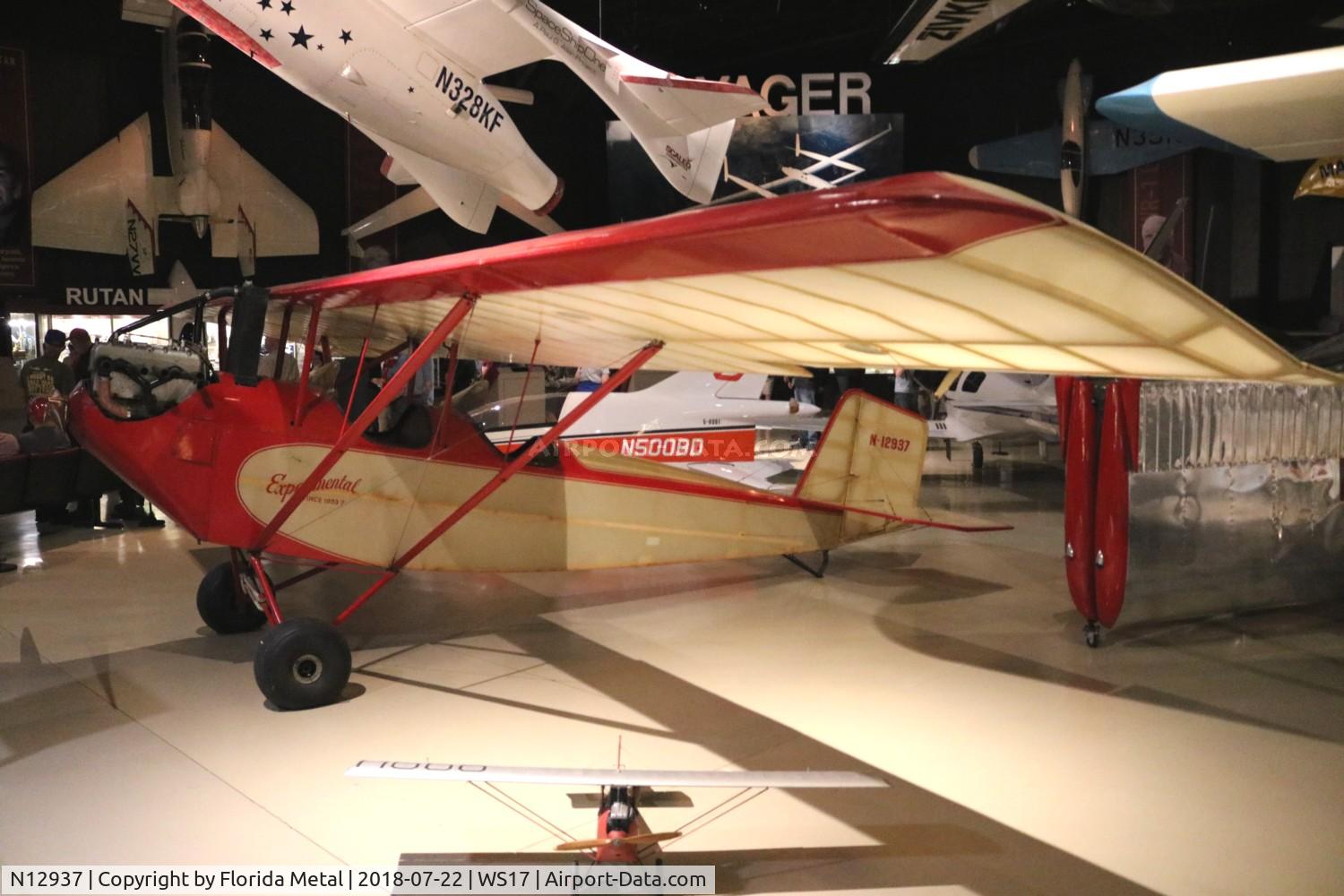 N12937, 1933 Pietenpol Air Camper C/N 1 (N12937), Pietenpol Air Camper