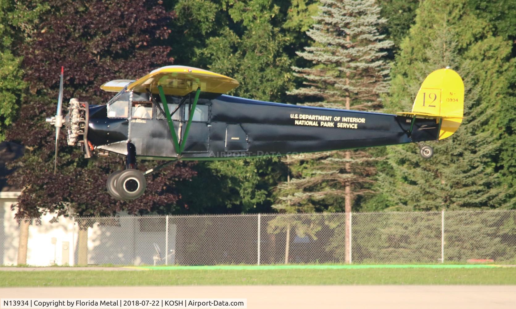 N13934, 1928 Fairchild FC-2W-2 C/N 531, Fairchild FC-2W