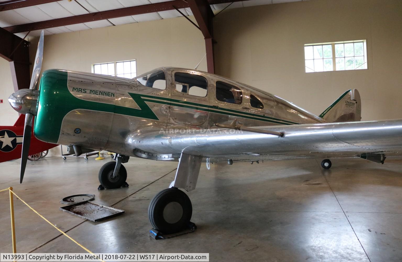 N13993, 1937 Spartan 7W Executive C/N 2, Spartan 7W