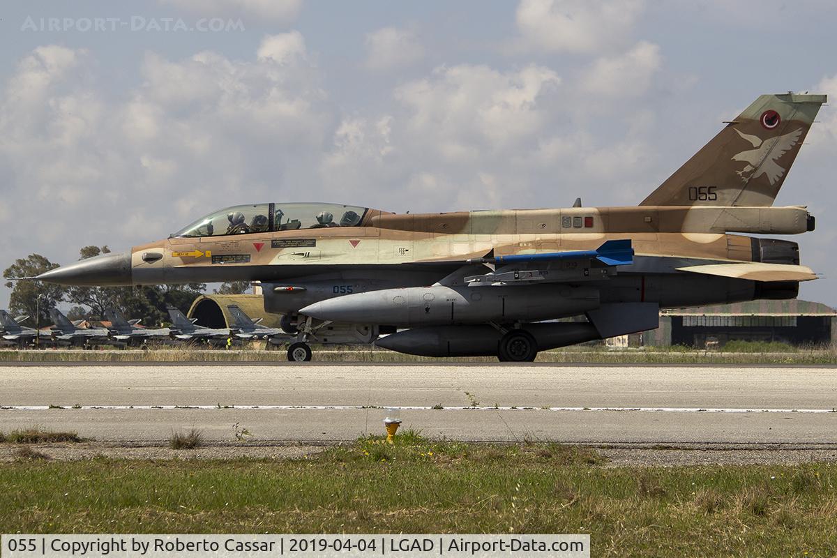 055, 1987 General Dynamics F-16D Barak C/N 4K-15, Iniochos 2019